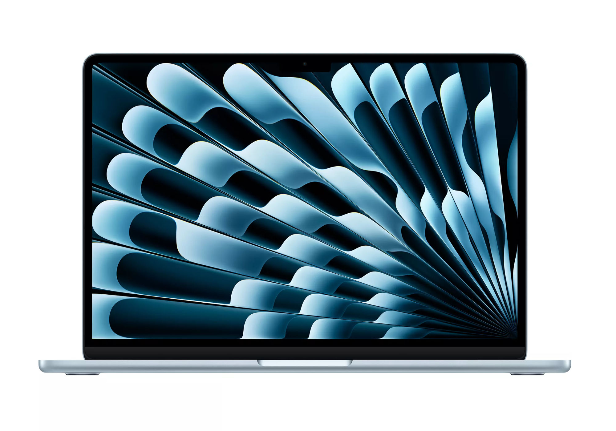 Apple MacBook Air 13,6 bleu MDHK4FN/A vue de face Apple MacBook Air 13,6 bleu MDHK4FN/A vue de face