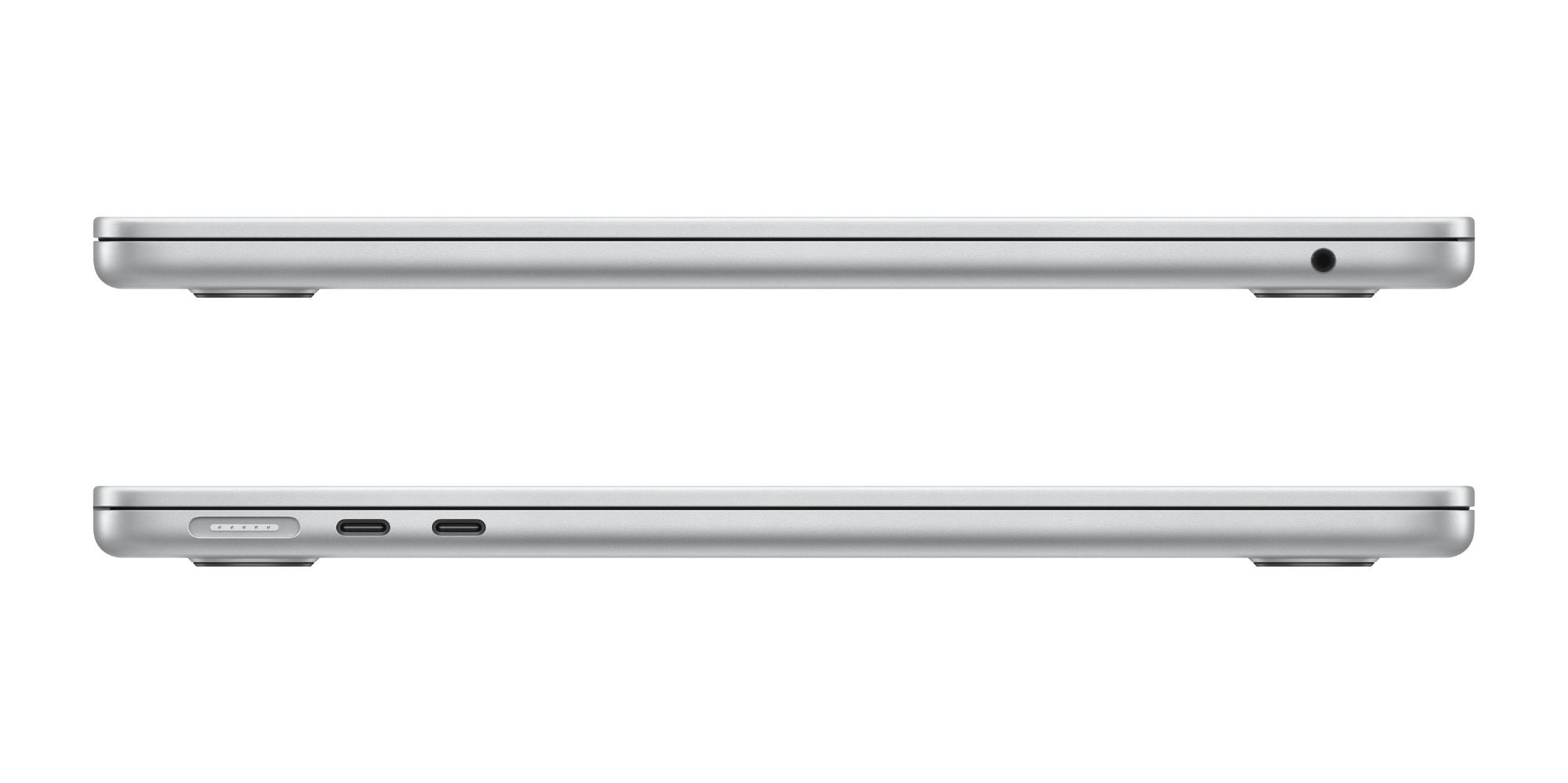 Apple MacBook Air 13,6 bleu MDHK4FN/A profil et connectique Apple MacBook Air 13,6 bleu MDHK4FN/A profil et connectique