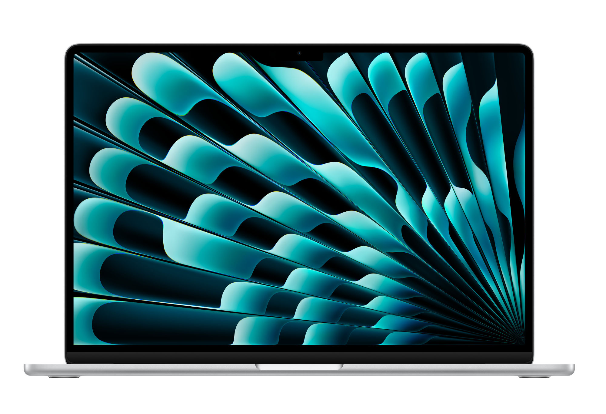 Apple MacBook Air 15,3 MDVC4FN/A argent - vue de face Vue de face du Apple MacBook Air 15,3 MDVC4FN/A argent