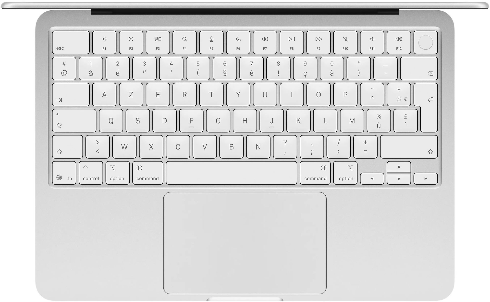 Apple MacBook Neo 13 MHFC4FN/A - clavier et trackpad Apple MacBook Neo 13 MHFC4FN/A - clavier et trackpad