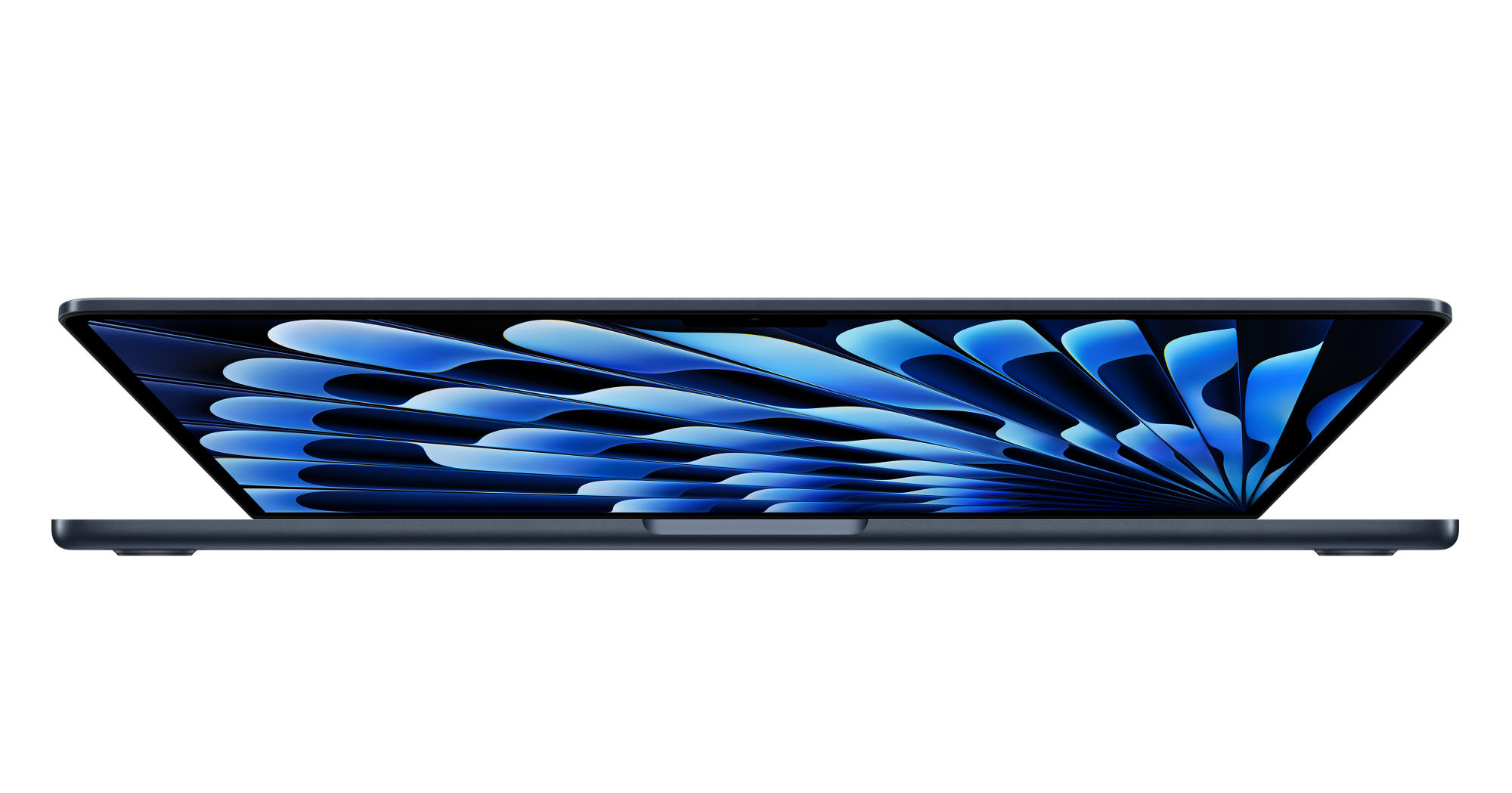 Apple MacBook Air 15,3 - Minuit (2026) - Apple M5 (10-10c) / 32 Go / 512 Go profil écran ouvert Apple MacBook Air 15,3 - Minuit (2026) - Apple M5 (10-10c) / 32 Go / 512 Go profil écran ouvert