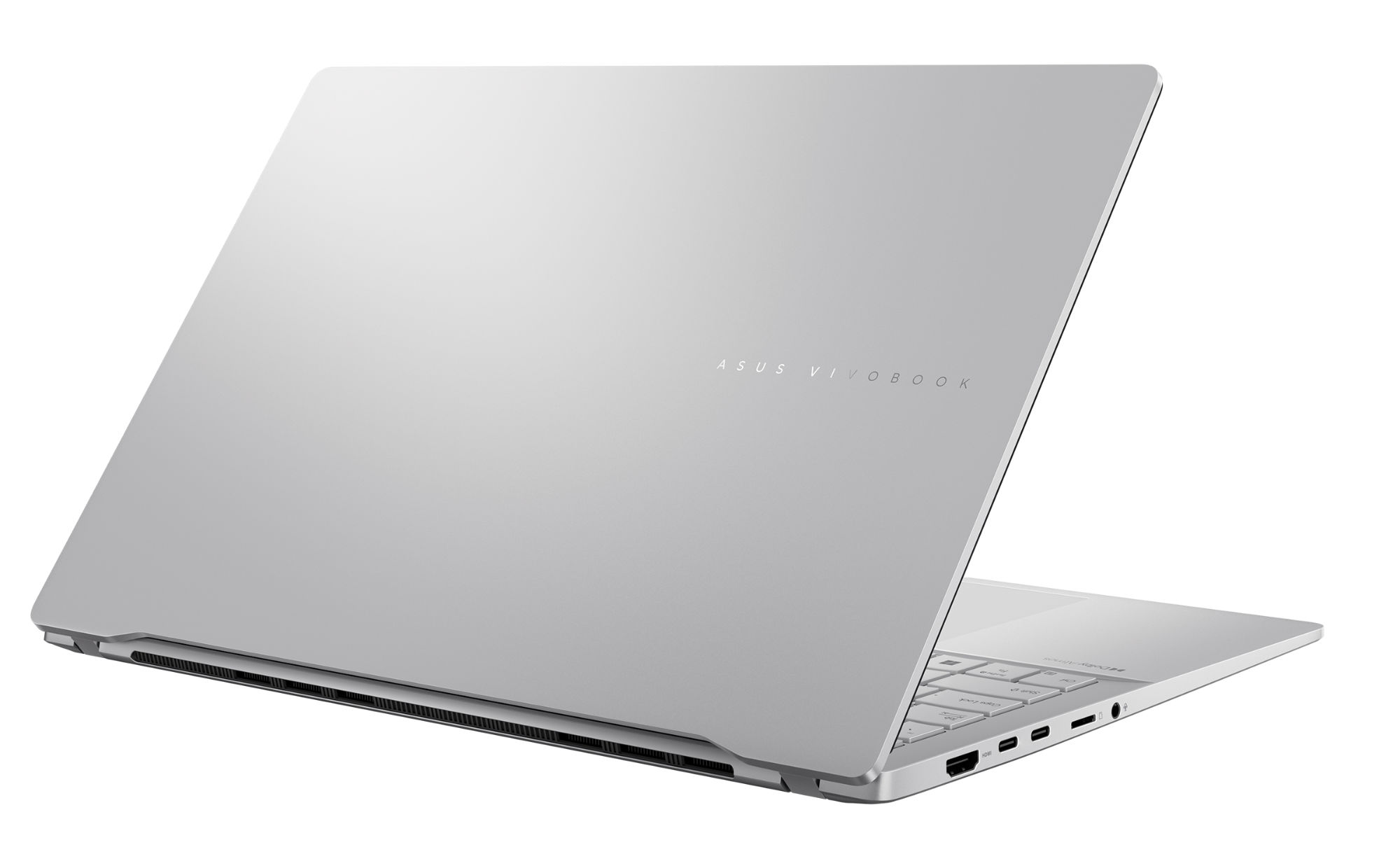 Châssis aluminium fin de l’Asus Vivobook S 15 OLED S5507QA-MA012W Dos aluminium argent de l’Asus Vivobook S 15 OLED