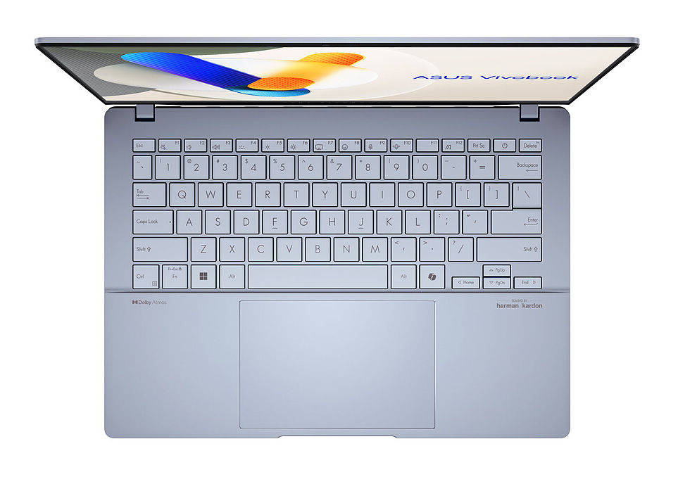 Asus Vivobook S 14 OLED S5406SA-QD246W - clavier confortable et large touchpad Clavier et touchpad de l’Asus Vivobook S 14 OLED S5406SA-QD246W