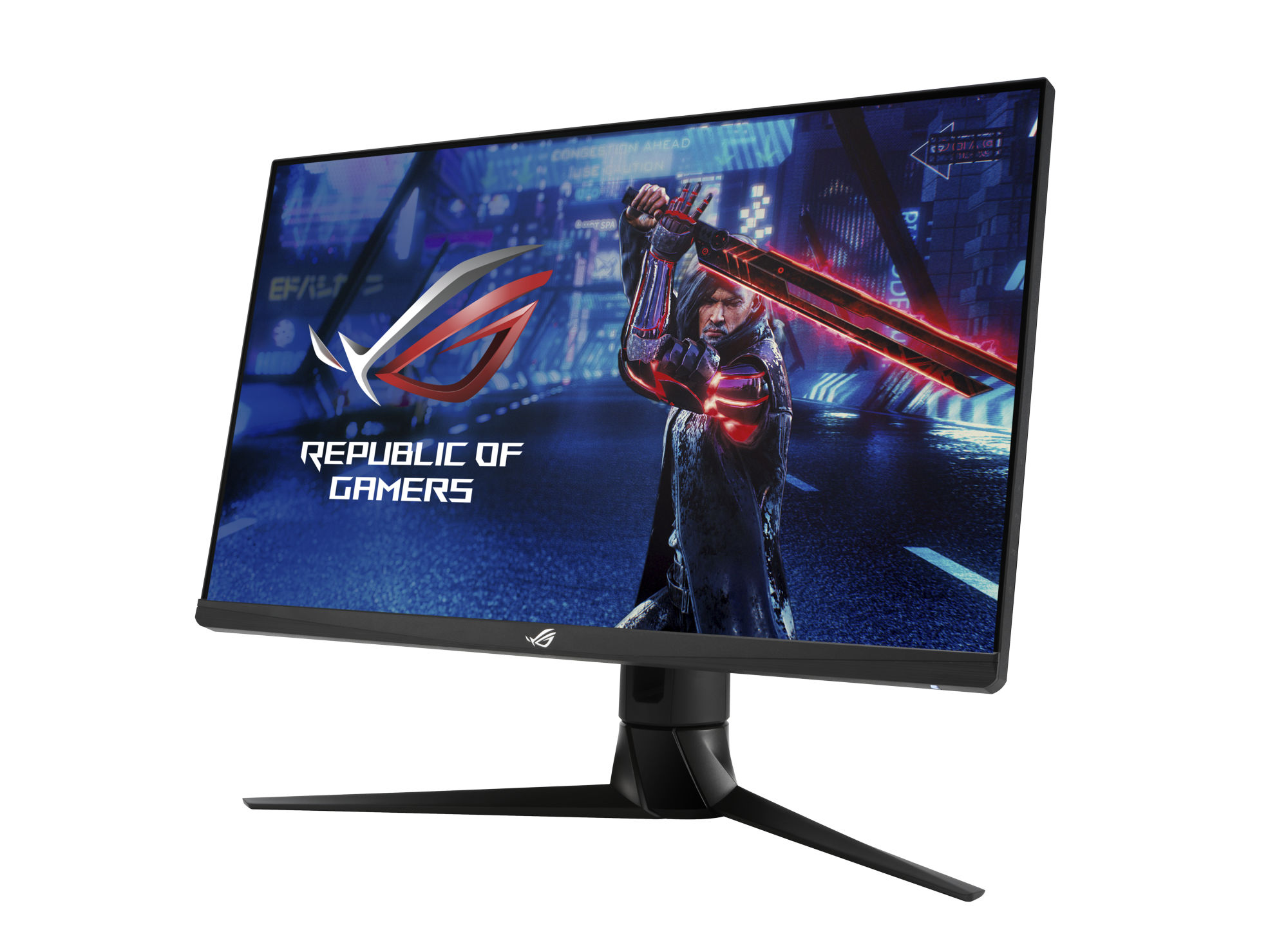 Asus ROG Strix XG27AQ - aperçu de l'écran Asus ROG Strix XG27AQ - photo de l'écran en situation