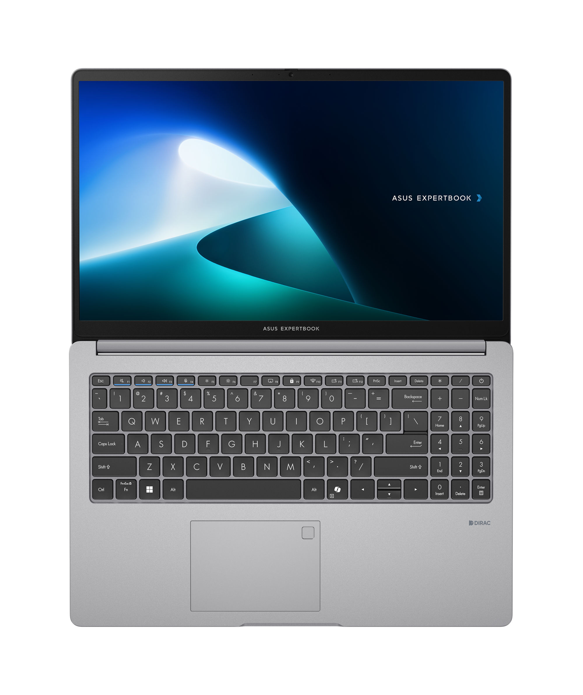 Asus ExpertBook PM1503CDA-S70011X - vue de dessus Asus ExpertBook PM1503CDA-S70011X - vue de dessus