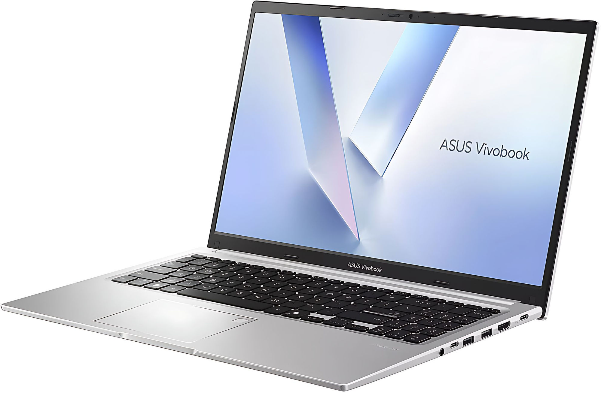Asus VivoBook 15 M1502NAQ-BQ238W - vue de trois quarts avant côté droit Asus VivoBook 15 M1502NAQ-BQ238W - vue de trois quarts avant côté droit