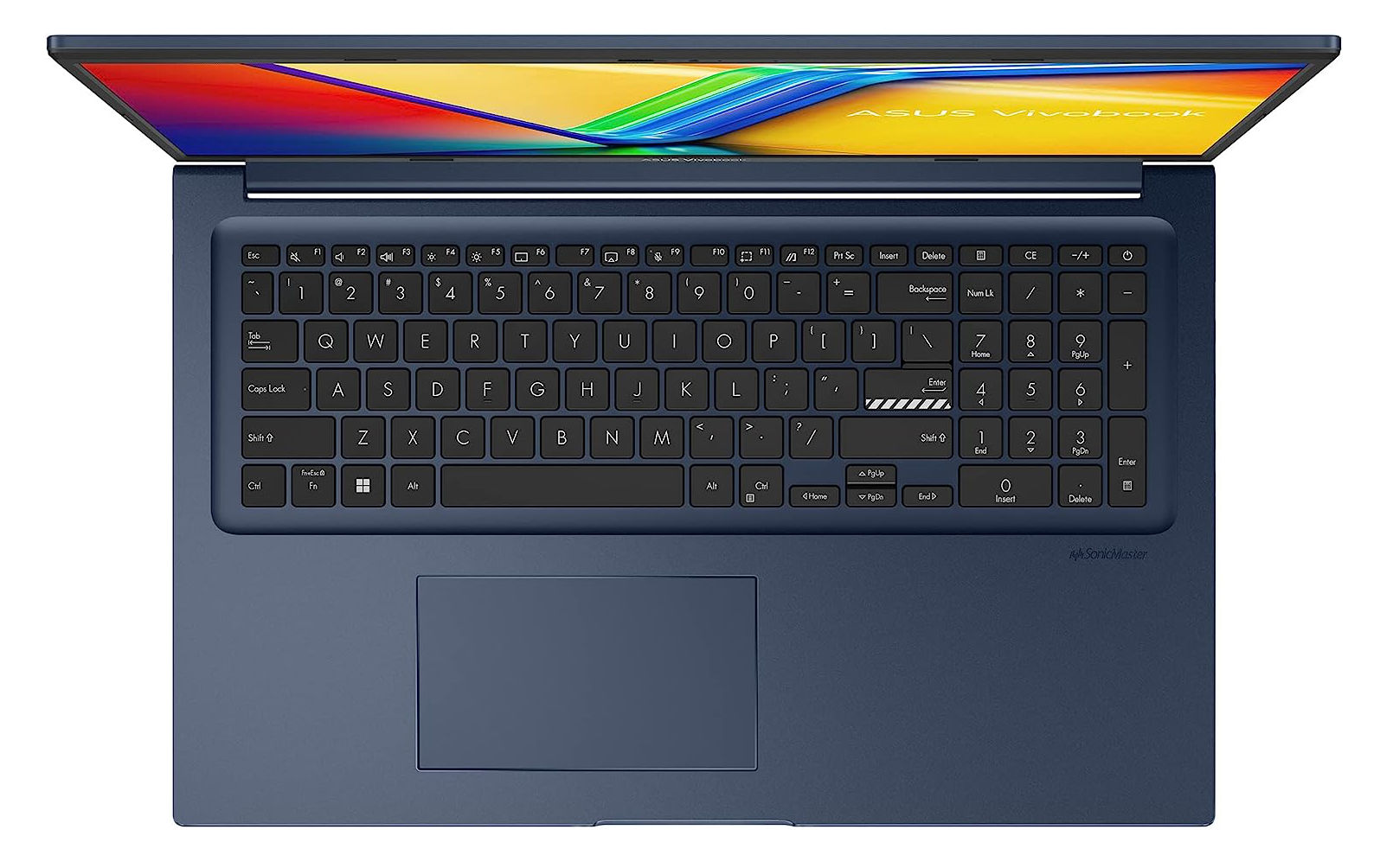 Asus VivoBook 17 X1704VA-PRO-DICAU1061X - clavier et pavé numérique Asus VivoBook 17 X1704VA-PRO-DICAU1061X - clavier et pavé numérique