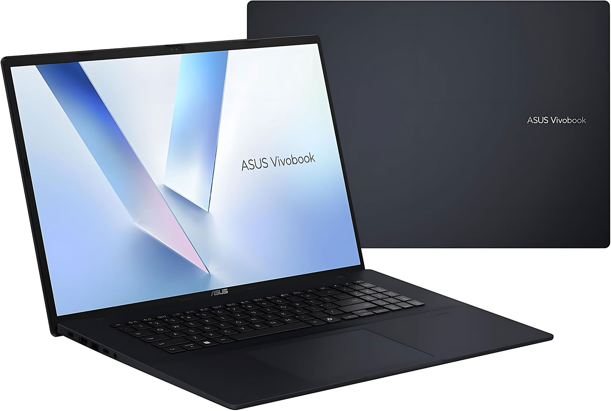 Asus VivoBook M1807HA-DRS8089W - vue avant et capot PC portable Asus VivoBook M1807HA-DRS8089W - vue avant et capot
