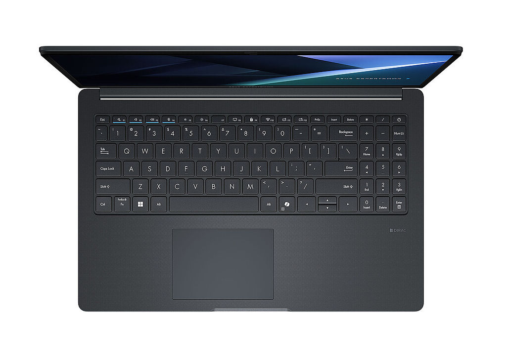 Asus ExpertBook B1 B1503CVA-S77270X - vue clavier et repose-mains