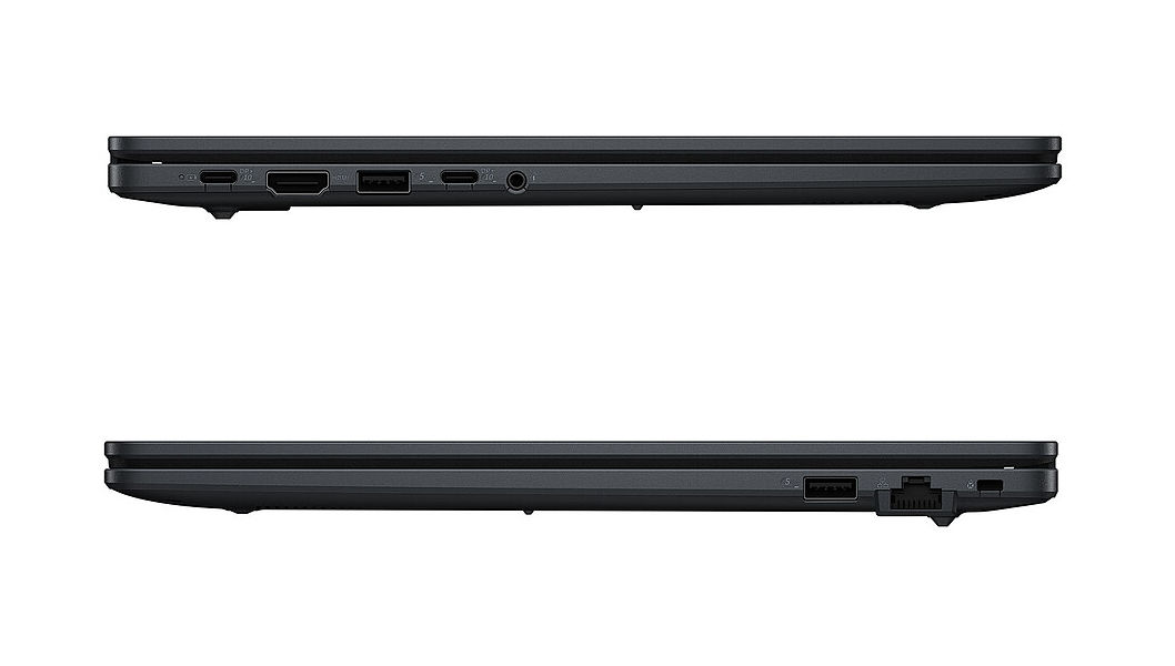 Asus ExpertBook B1 B1503CVA-S77270X - vue des ports et de la connectique