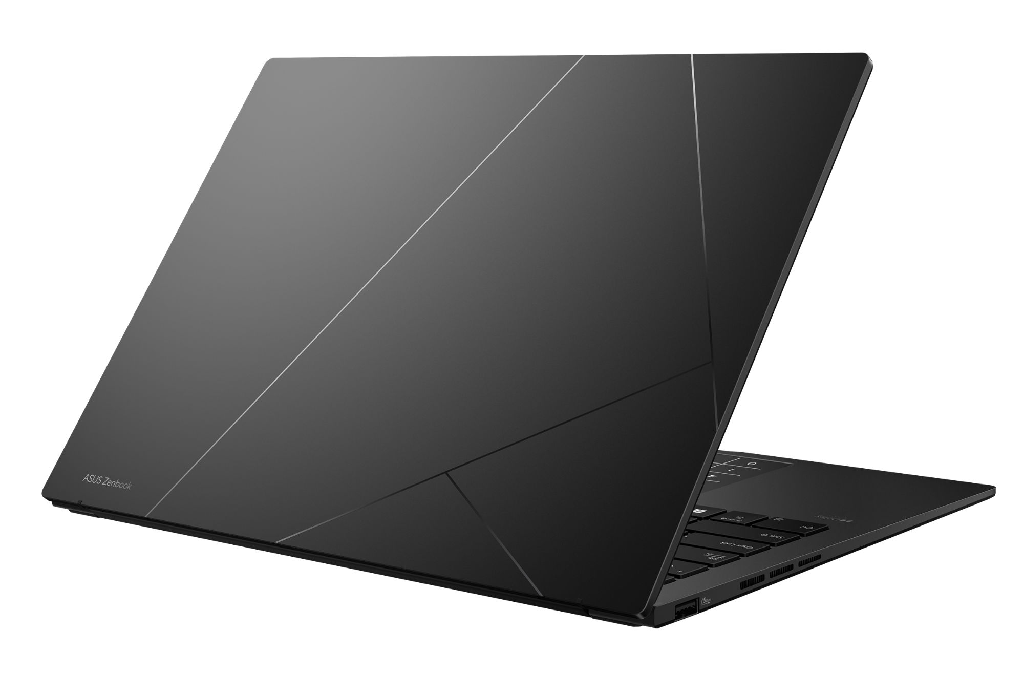 Asus ZenBook 14 OLED UM3406GA-QD053W vue arrière Vue arrière du Asus ZenBook 14 OLED UM3406GA-QD053W