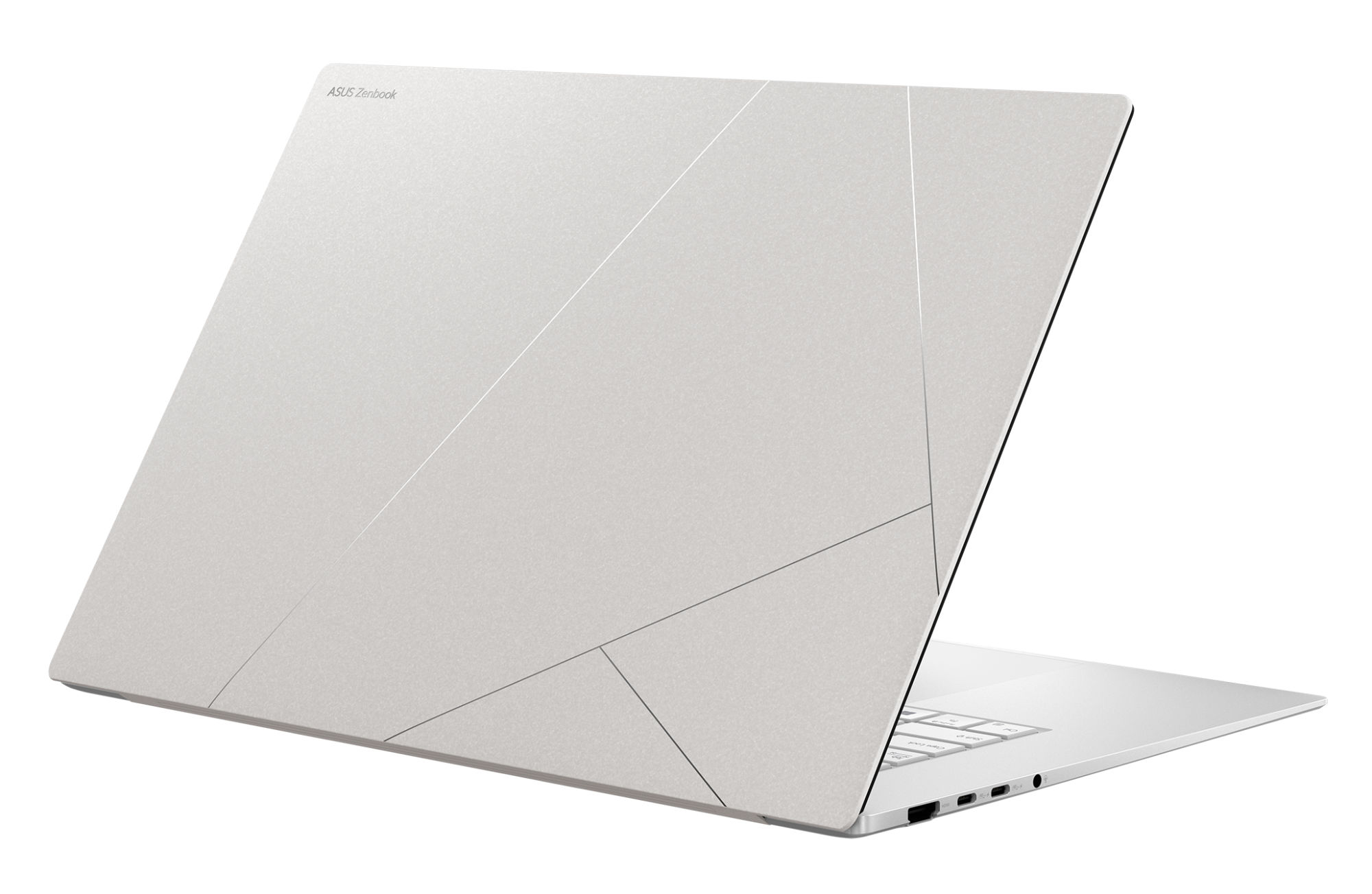 Asus ZenBook S 16 OLED UM5606KA-RJ128W vue arrière du capot Asus ZenBook S 16 OLED UM5606KA-RJ128W vue arrière du capot