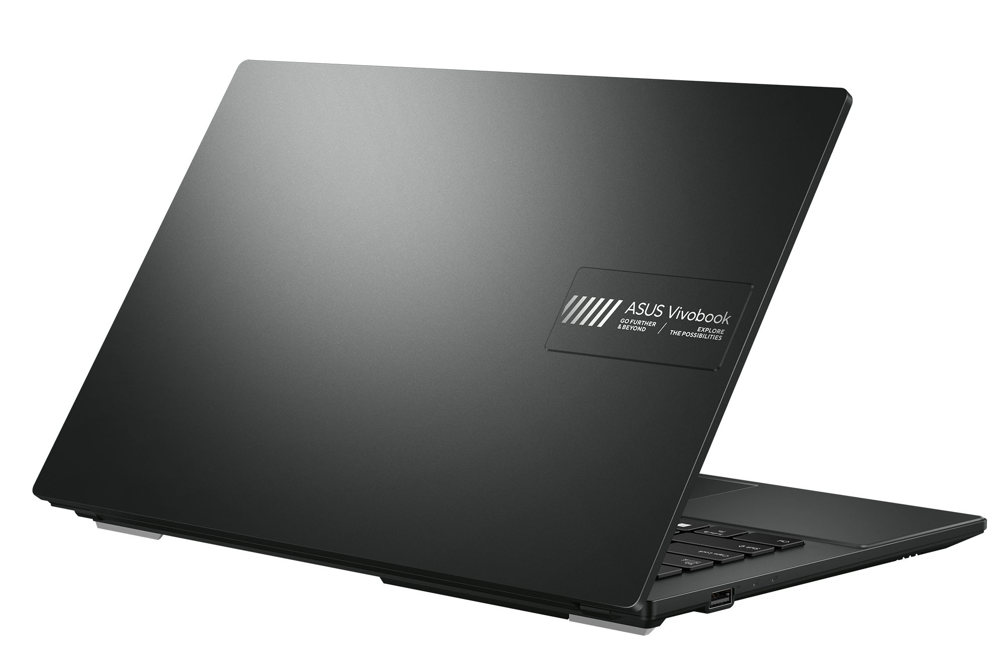 Asus VivoBook Go 14 E1404FA-1646W - vue arrière capot Asus VivoBook Go 14 E1404FA-1646W - vue arrière capot