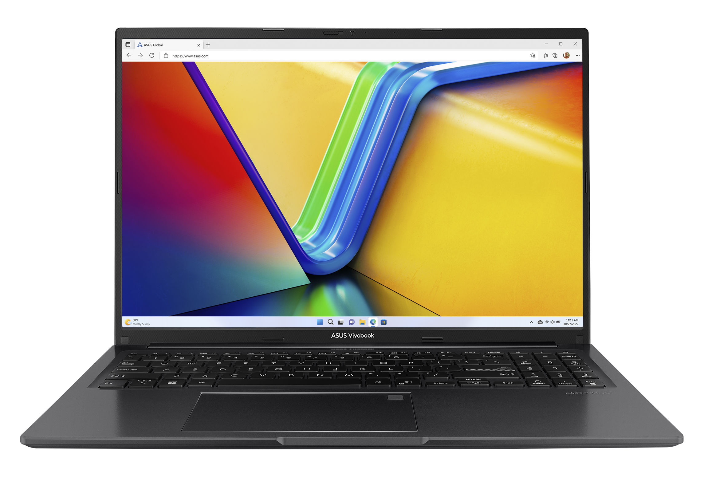 Asus Vivobook X1605VA-ISCSH2797W écran vu de face Écran du Asus Vivobook X1605VA-ISCSH2797W vu de face