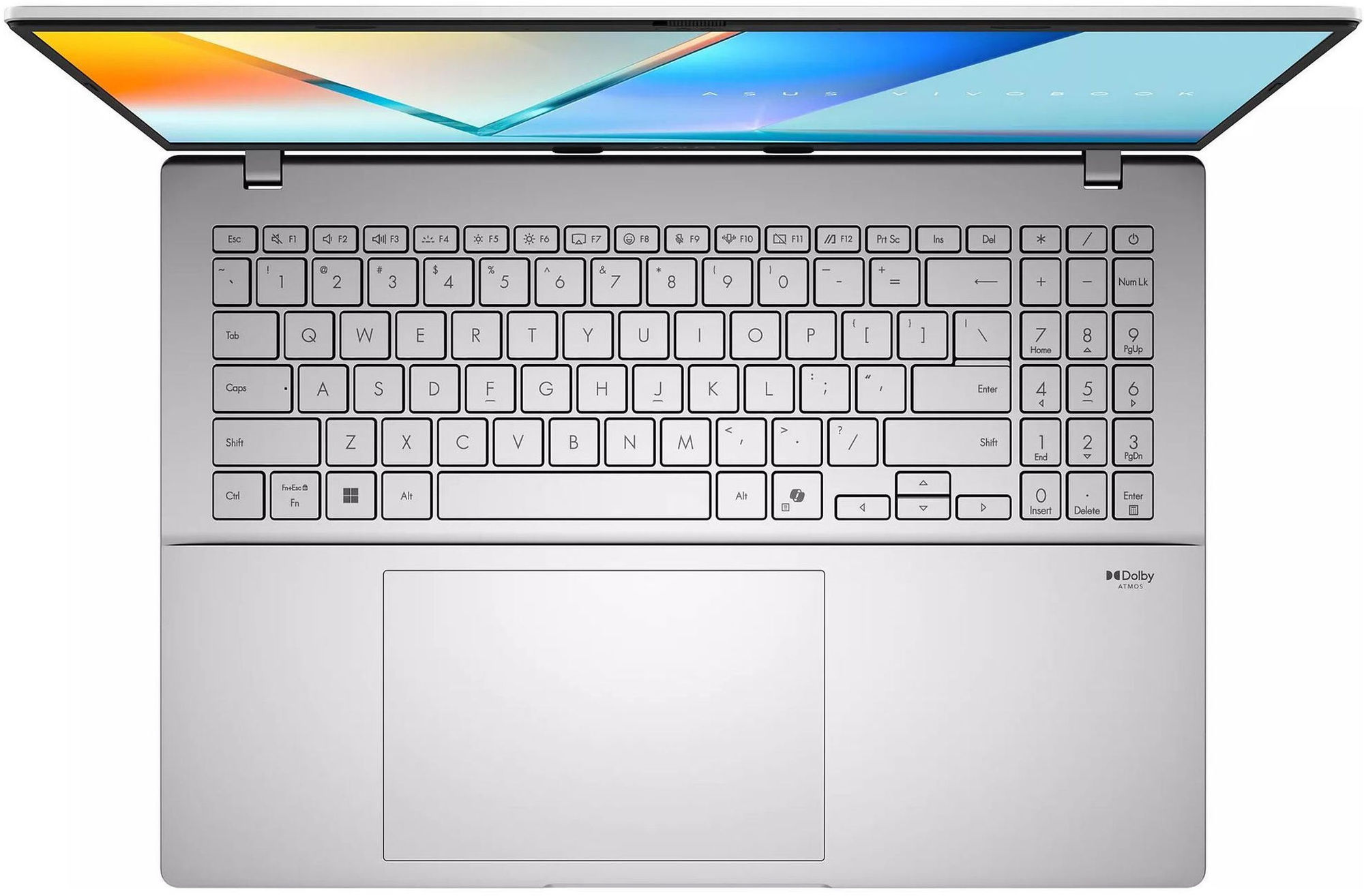 Asus Vivobook S16 M3607GA-DRFSH111W clavier et pavé tactile Asus Vivobook S16 M3607GA-DRFSH111W clavier et pavé tactile