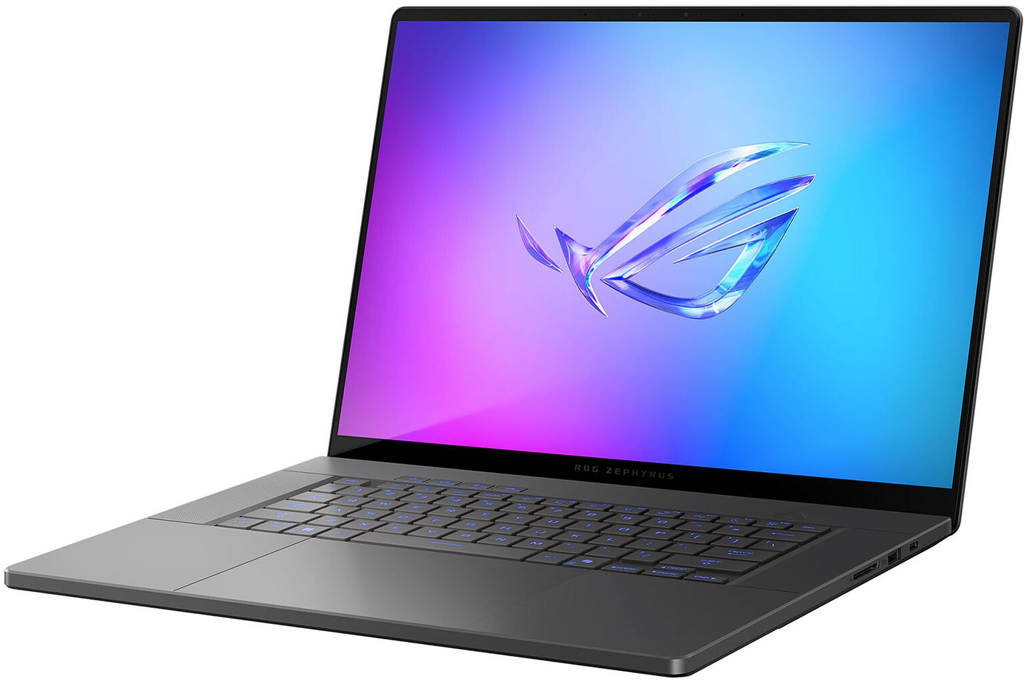 Asus ROG Zephyrus G16 GU606AM-DRF1 - design premium Asus ROG Zephyrus G16 GU606AM-DRF1 vue de trois quarts