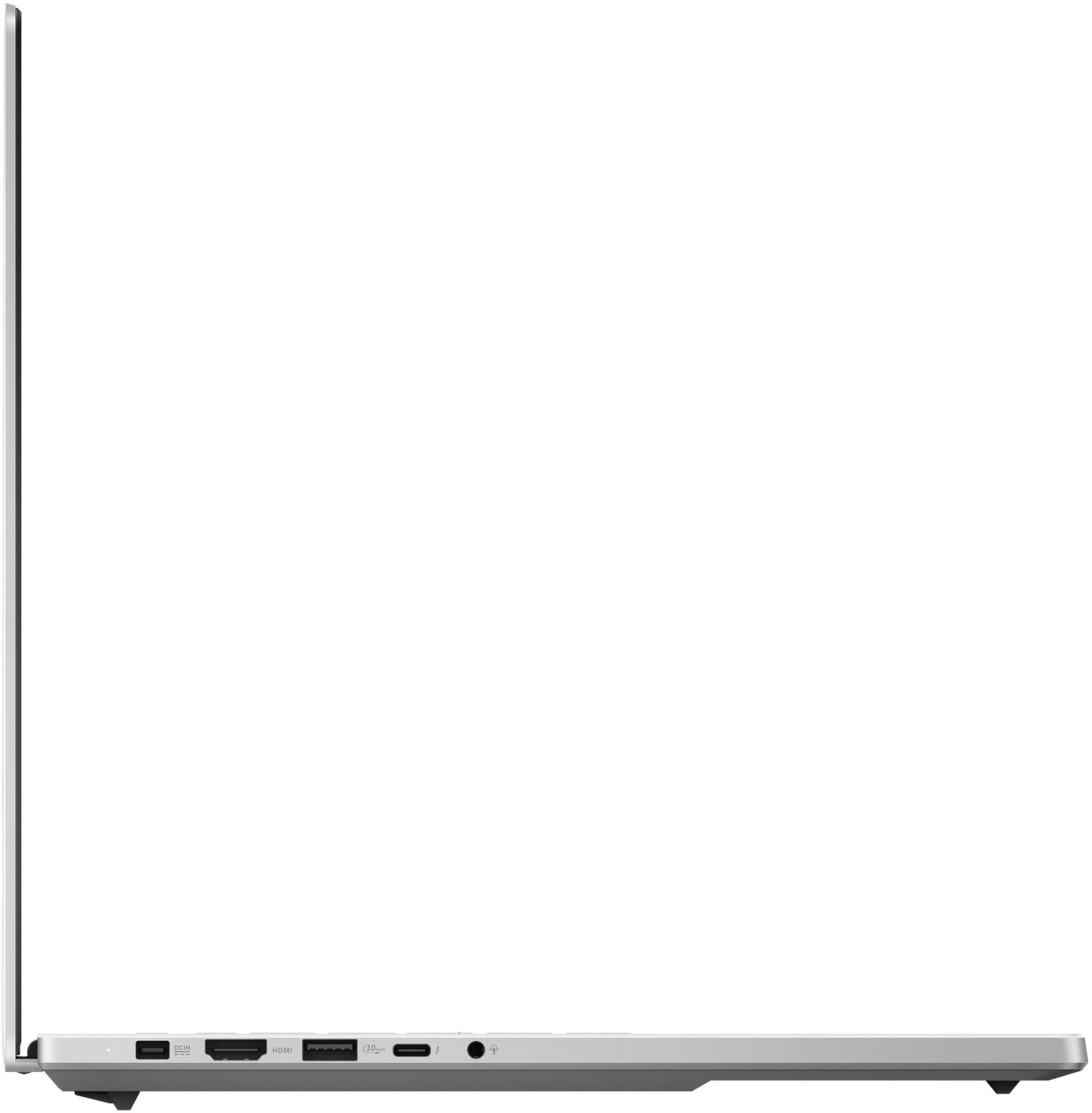 Asus ROG Zephyrus G16 GU606AW-DRF8 - connectique latérale gauche Asus ROG Zephyrus G16 GU606AW-DRF8 profil gauche avec connectique HDMI USB-C et prise casque