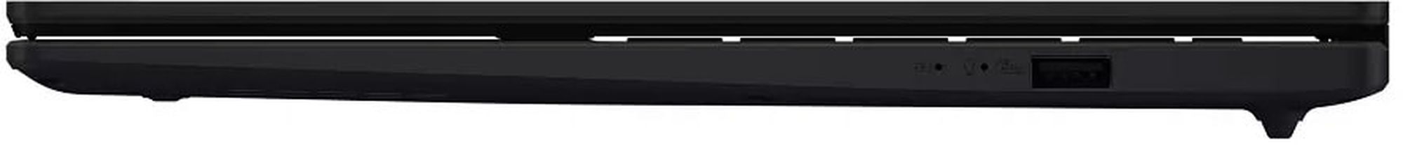 Asus VivoBook 14 X1407QA-LY043W - profil gauche Asus VivoBook 14 X1407QA-LY043W vu de profil avec port USB