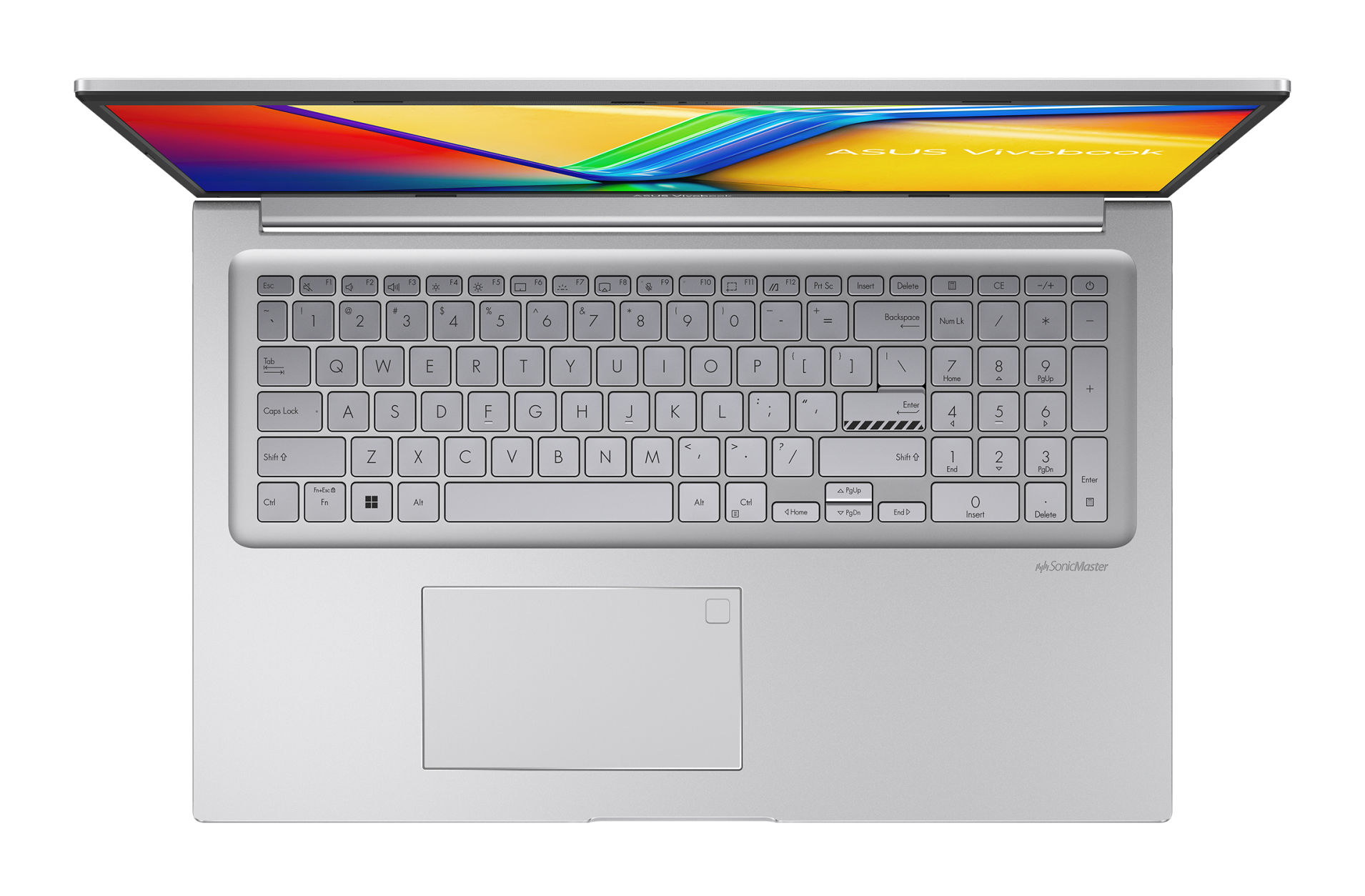 Asus Vivobook 17 X1704VA-AU1323W clavier avec pavé numérique Asus Vivobook 17 X1704VA-AU1323W clavier avec pavé numérique