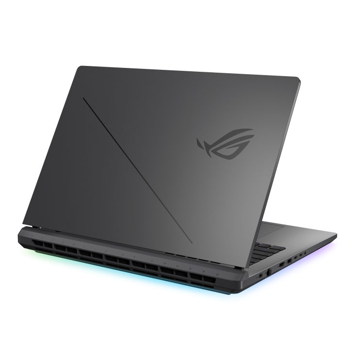 Asus ROG Strix SCAR 18 G835LWG-DRFQ296W capot arrière ouvert Asus ROG Strix SCAR 18 G835LWG-DRFQ296W capot arrière ouvert