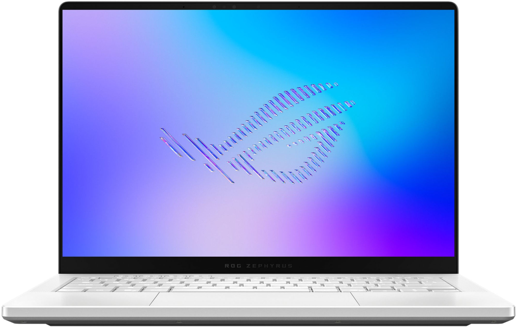 Asus ROG Zephyrus G14 (2026) GA405WP-DRF2 vue frontale ouverte Asus ROG Zephyrus G14 (2026) GA405WP-DRF2 vue frontale ouverte