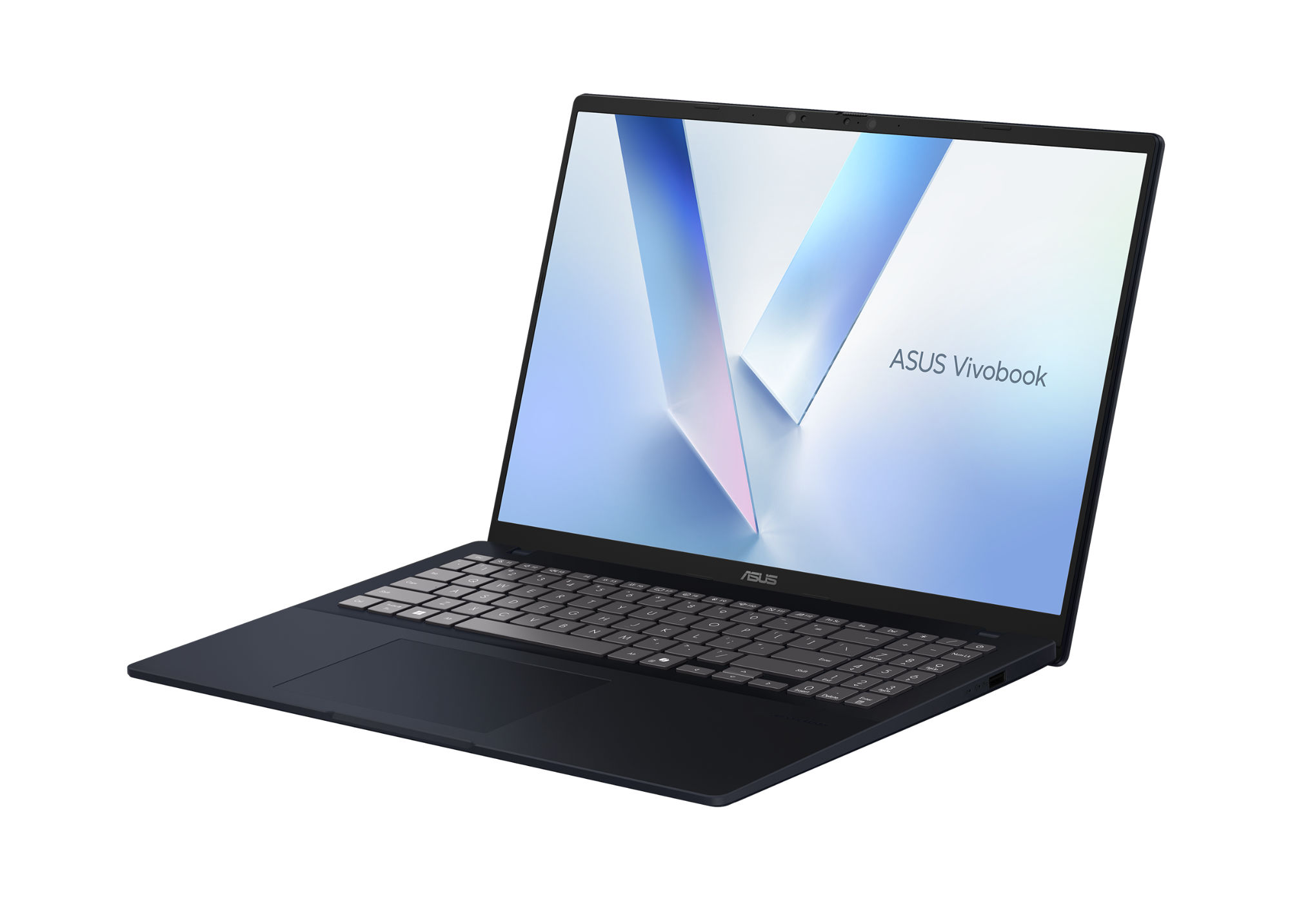 Asus Vivobook 16 X1607CA-PRO-DISMB293X vue ouverte avec clavier Asus Vivobook 16 X1607CA-PRO-DISMB293X vue ouverte avec clavier
