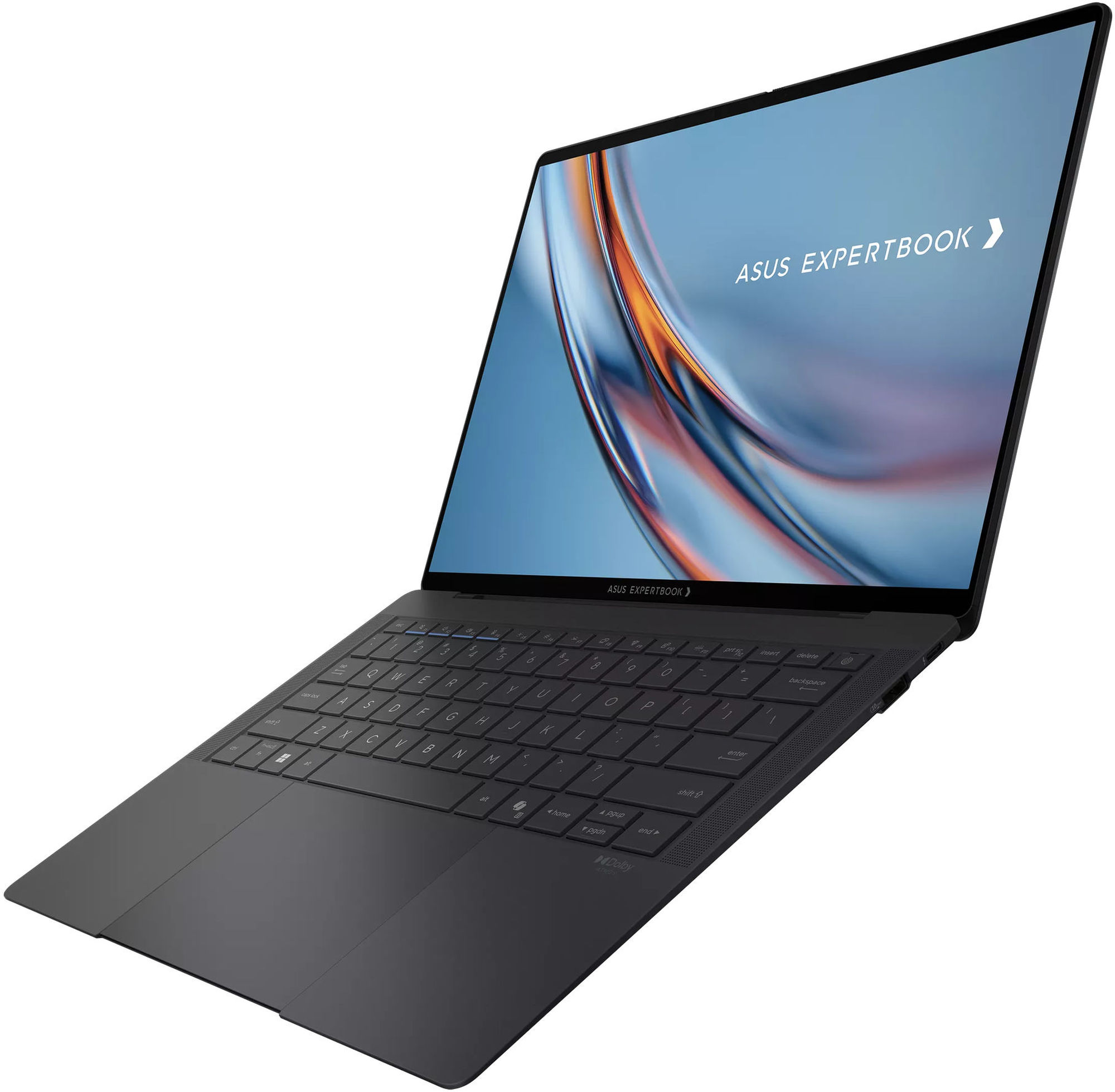 Asus ExpertBook Ultra B9406CAA-TG0459X - vue inclinée clavier et écran Asus ExpertBook Ultra B9406CAA-TG0459X vue inclinée du clavier et de l'écran