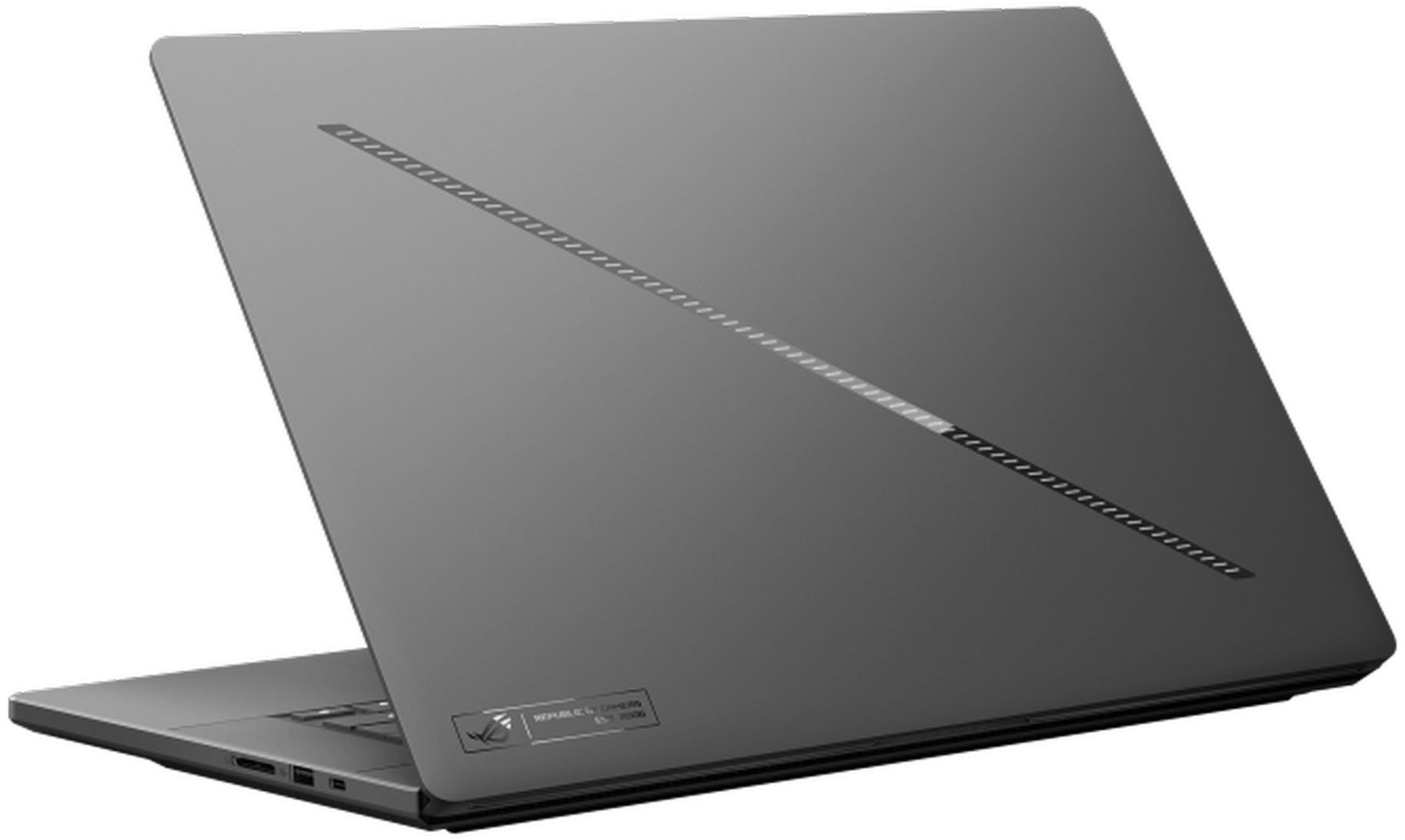 Asus ROG Zephyrus G16 GU606AR-DRF5 design du capot Asus ROG Zephyrus G16 GU606AR-DRF5 design du capot