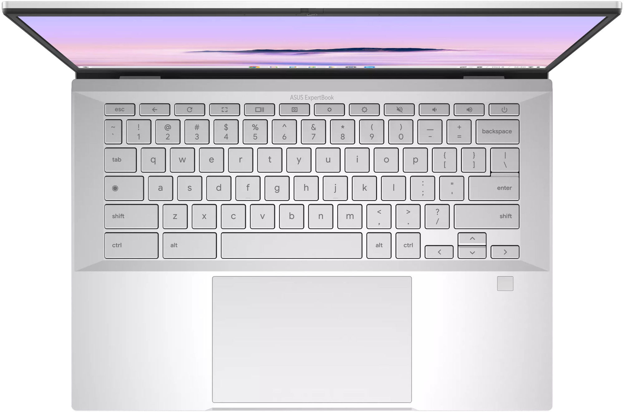 Clavier et touchpad de l'Asus ExpertBook CX54 Chromebook Plus CX5403CMA-DRF1482 Clavier et touchpad de l'Asus ExpertBook CX54 Chromebook Plus CX5403CMA-DRF1482