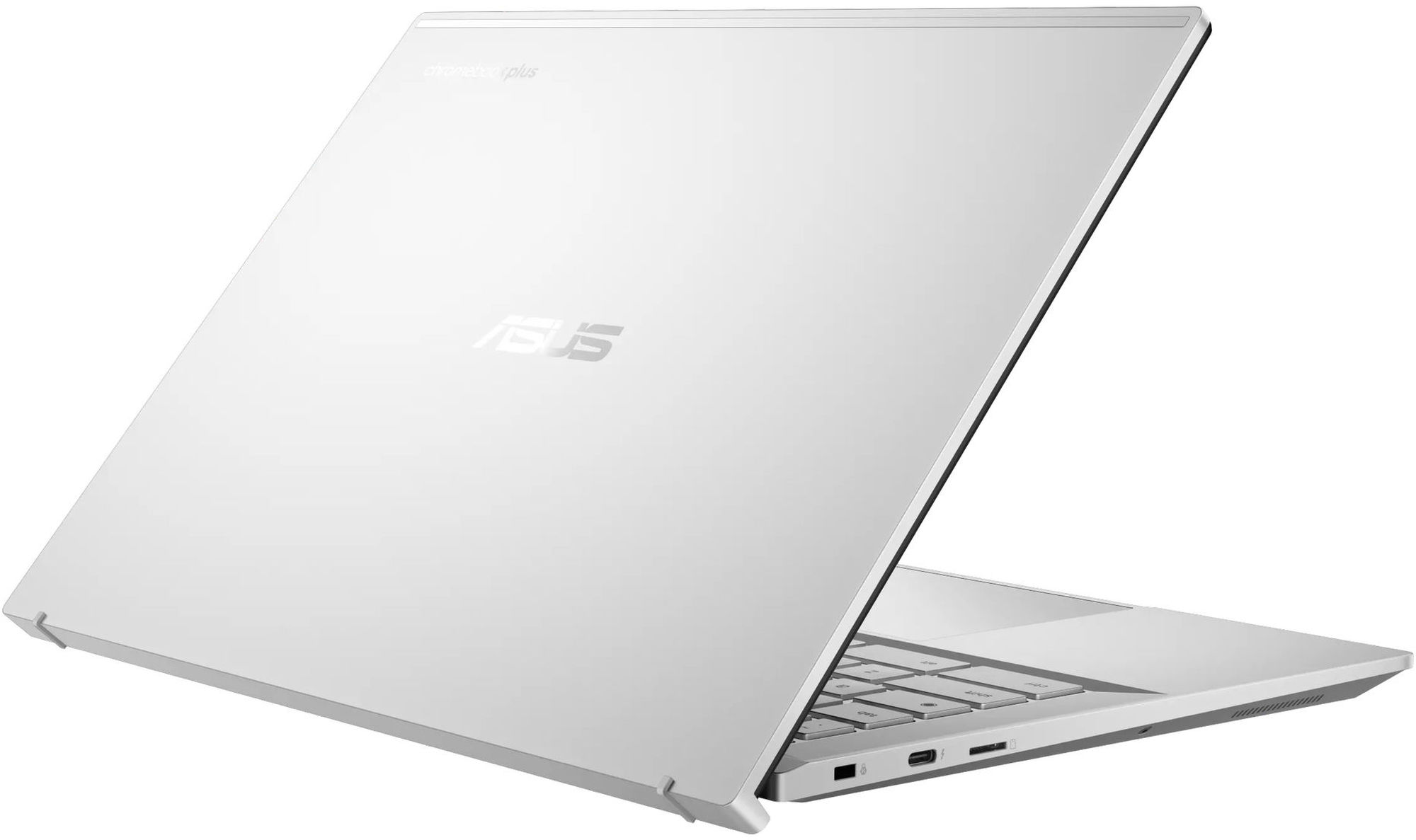 Dos argenté de l'Asus ExpertBook CX54 Chromebook Plus CX5403CMA-DRF1482 Dos argenté de l'Asus ExpertBook CX54 Chromebook Plus CX5403CMA-DRF1482