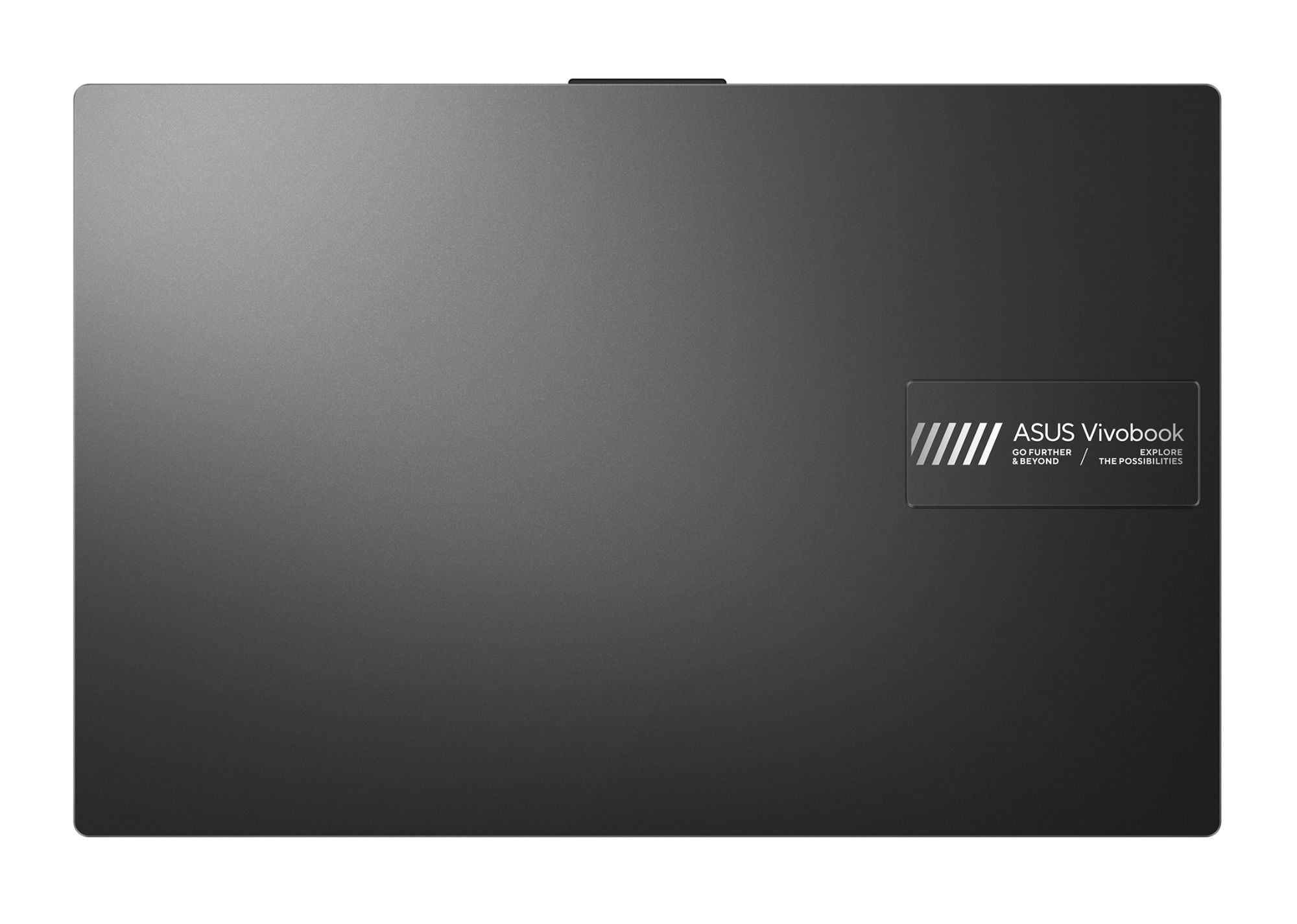 Asus VivoBook Go 14 E1404FA-EB1731W vue du capot fermé Asus VivoBook Go 14 E1404FA-EB1731W vue du capot fermé