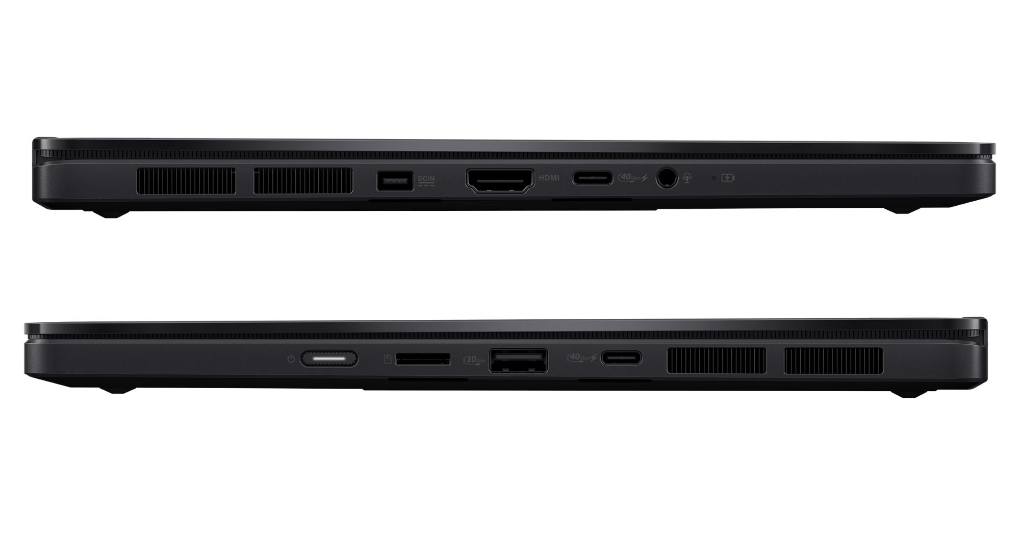 Asus ProArt PX13 HN7306EA-DRLX134W – connectique et finition Connectique du Asus ProArt PX13 HN7306EA-DRLX134W