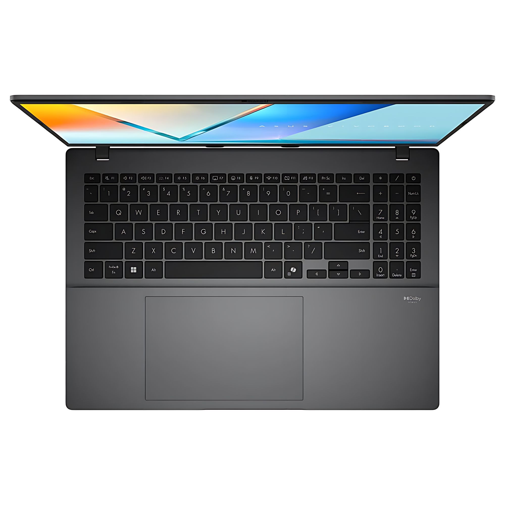 Clavier et grand pavé tactile de l’Asus Vivobook S16 S3607AA-DRSH147W Clavier AZERTY avec pavé numérique de l’Asus Vivobook S16 S3607AA-DRSH147W