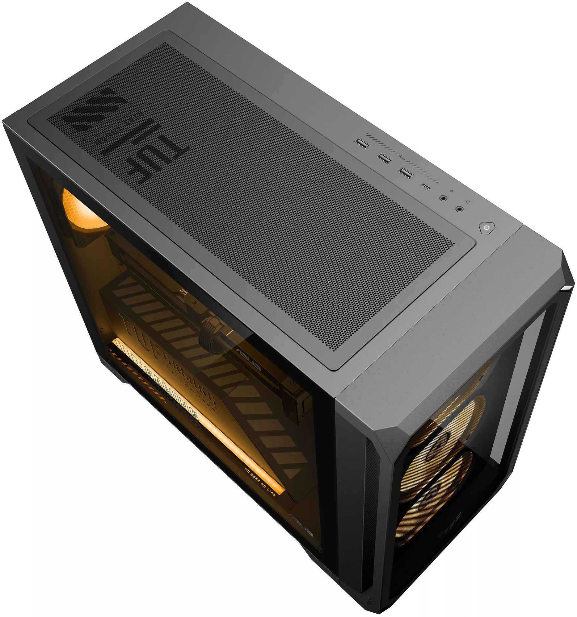 Finition de la tour Asus TM700TZ-R8700F005W Connectique et boîtier Asus TM700TZ-R8700F005W