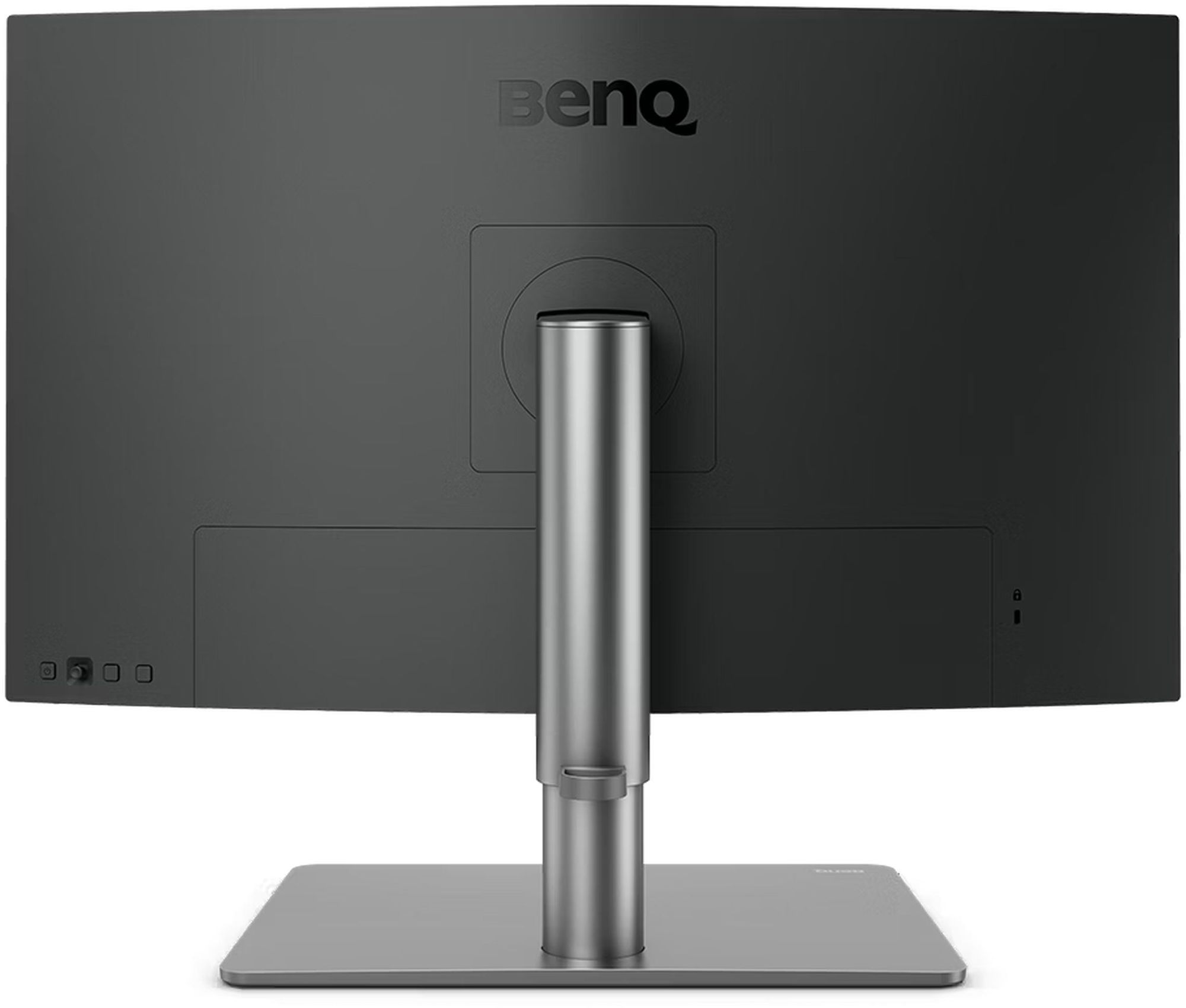 BenQ PD3205U - vue arrière BenQ PD3205U - vue arrière (pied et gestion de l’espace)