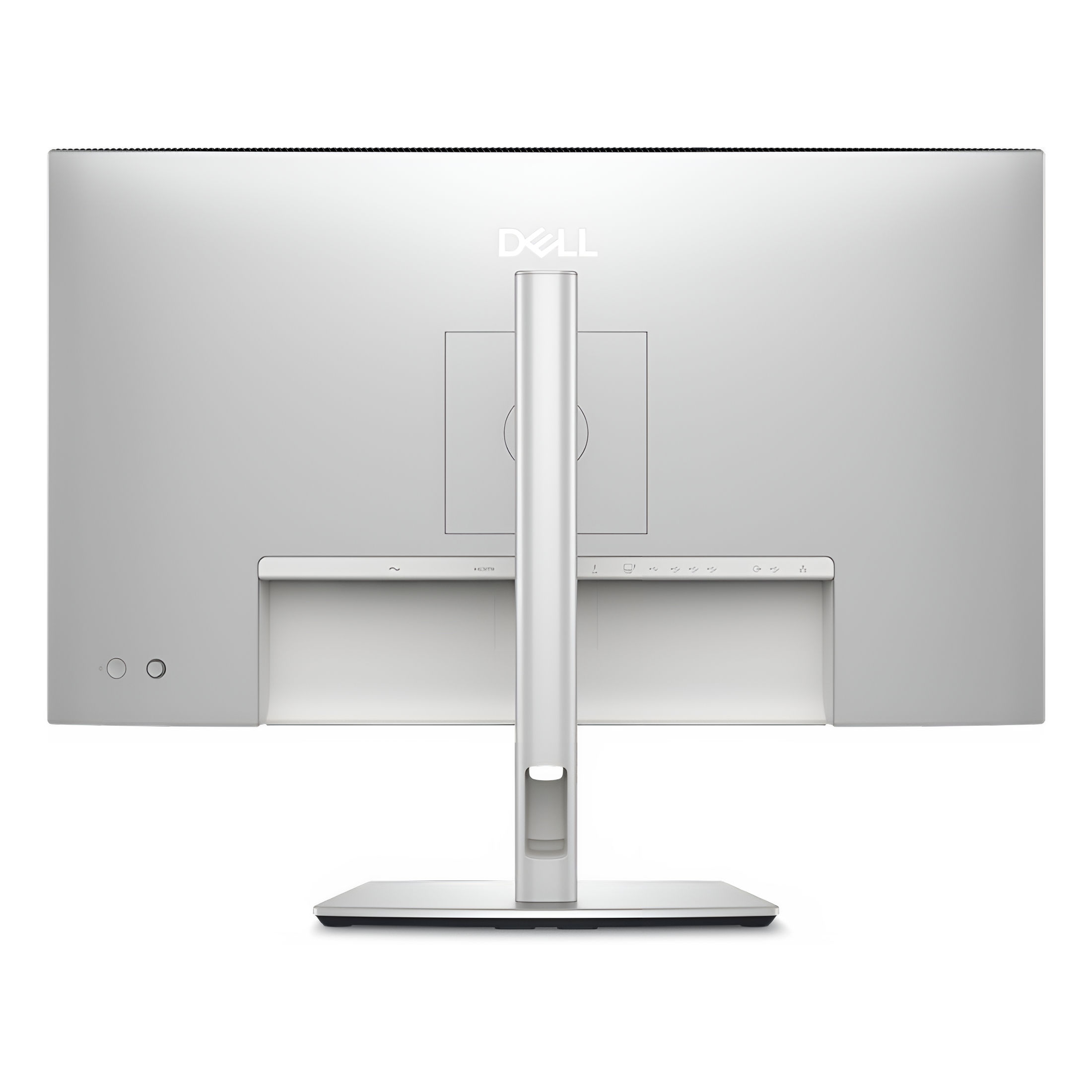 Arrière et finition du Dell UltraSharp 27 U2725QE Arrière du Dell UltraSharp 27 U2725QE avec pied argent