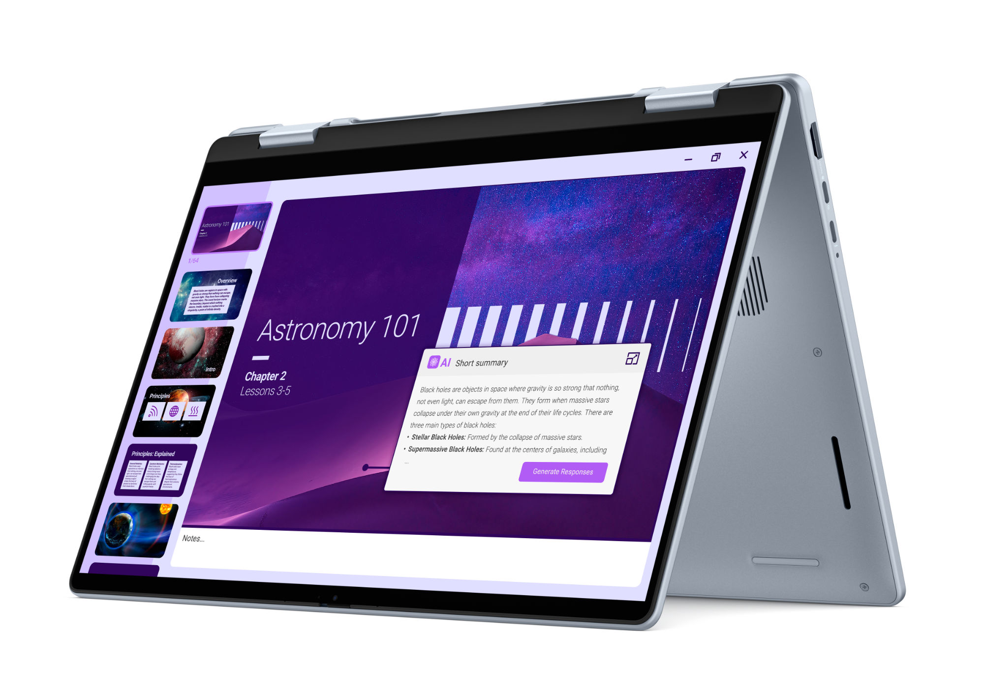 Différents modes d’utilisation du Dell 14 Plus 2-en-1 cndb0425002sc Dell 14 Plus 2-en-1 cndb0425002sc en mode chevalet