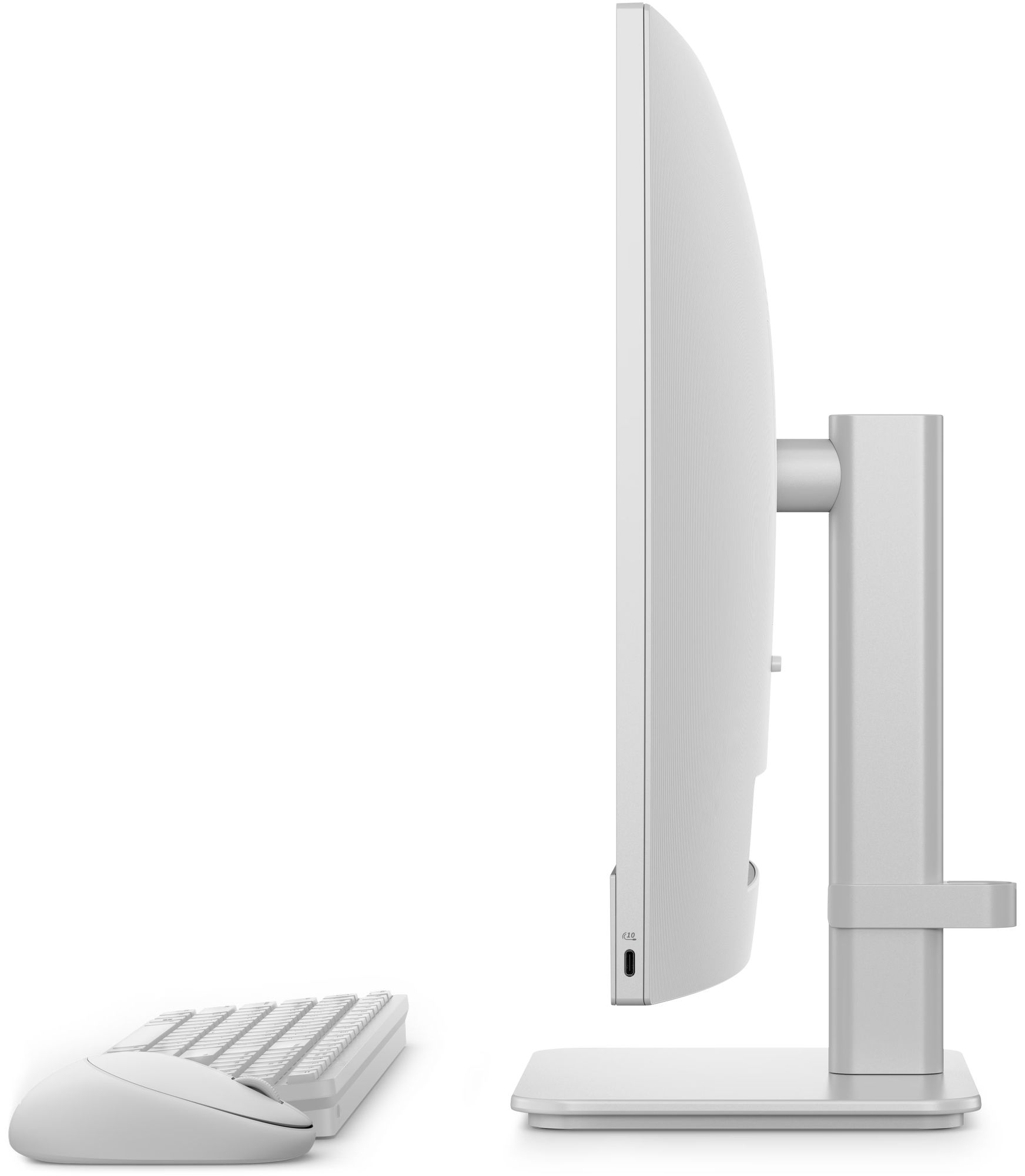 Dell 24 Tout-en-un EC24260 bdec2426001 profil droit Dell 24 Tout-en-un EC24260 bdec2426001 profil droit et clavier souris