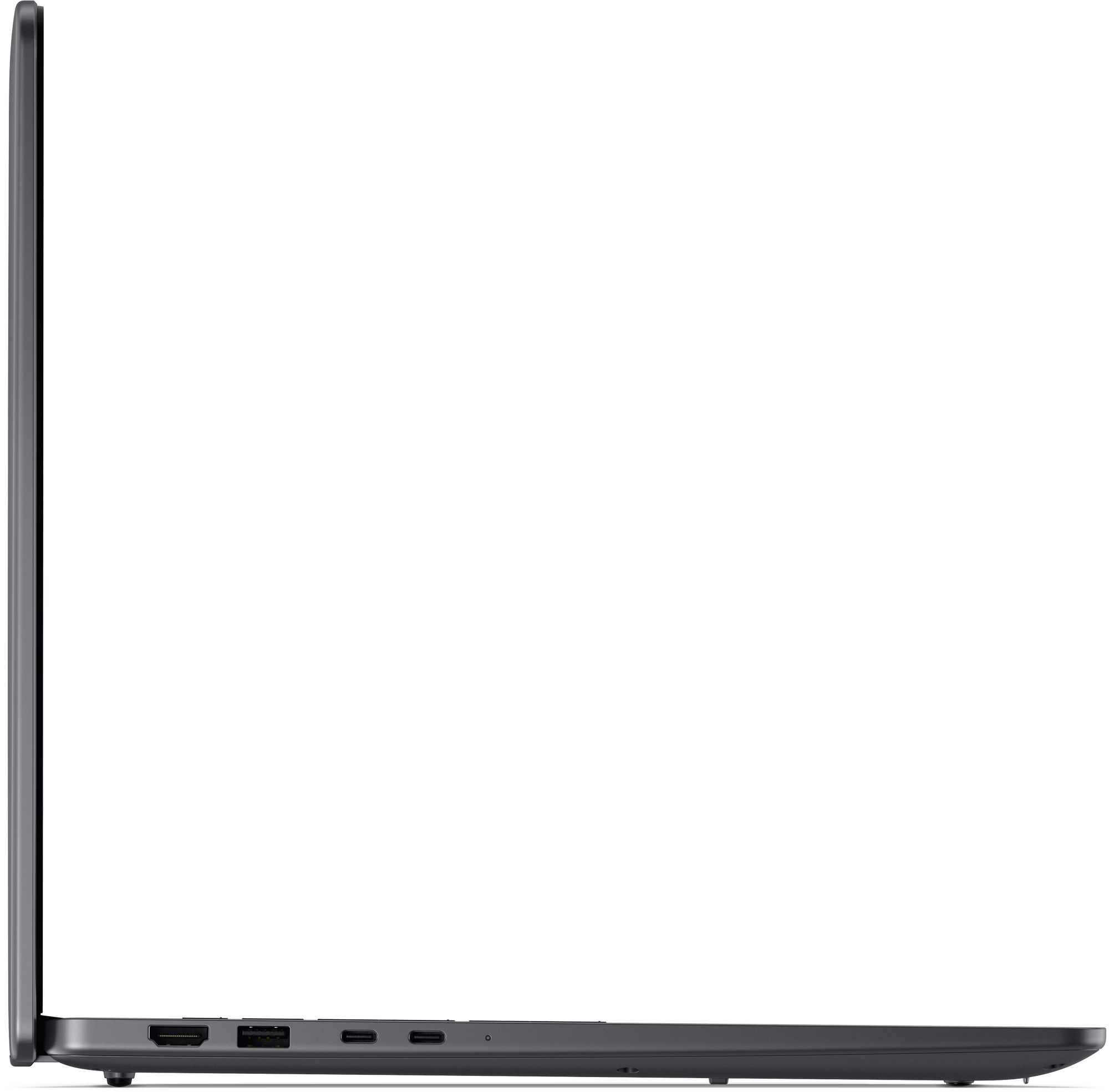 Profil gauche du Dell Pro 16 série 3 P316265 xcto_p316265_emea avec ports USB-C et HDMI Profil gauche du Dell Pro 16 série 3 P316265 xcto_p316265_emea avec ports USB-C et HDMI