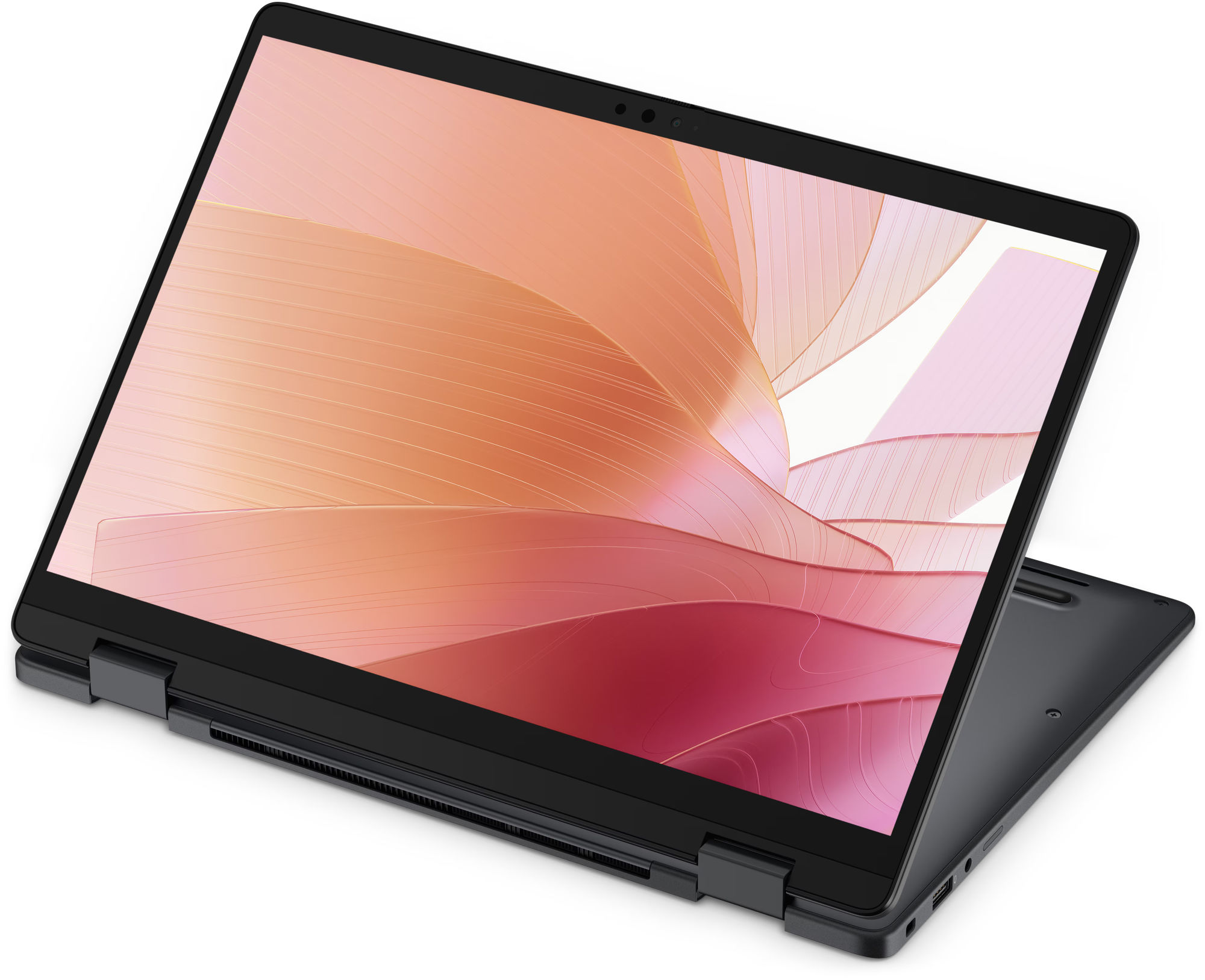 Dell Pro 14 2-en-1 série 7 P704265 xcto_p704265_2in1_emea01 en position tablette inclinée Dell Pro 14 2-en-1 série 7 P704265 xcto_p704265_2in1_emea01 en position tablette inclinée