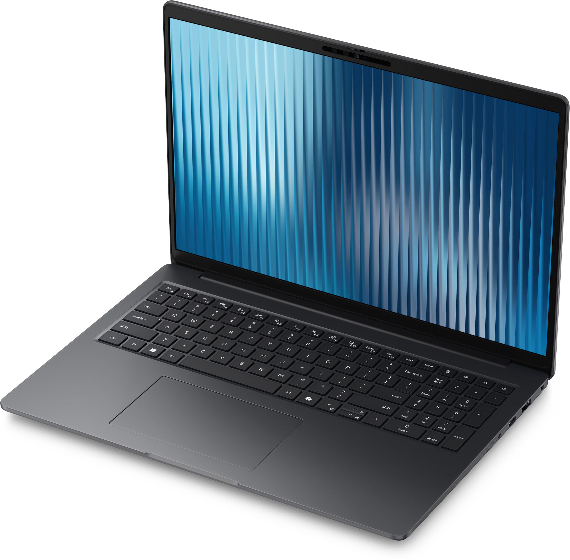 Dell 16S DS16265 cnds162651cc - écran incliné et clavier Dell 16S DS16265 cnds162651cc avec écran incliné et clavier visible