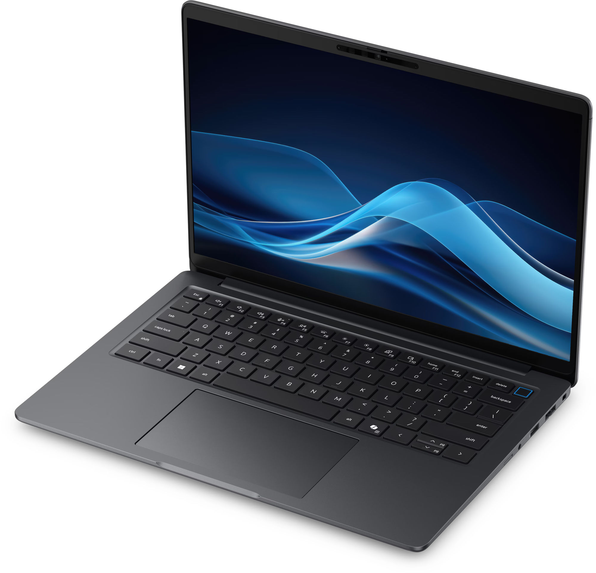 Dell Pro Precision 14S série 5 PW514265 xcto_pw514265_emea vue en perspective Dell Pro Precision 14S série 5 PW514265 xcto_pw514265_emea vue en perspective du clavier et de l’écran