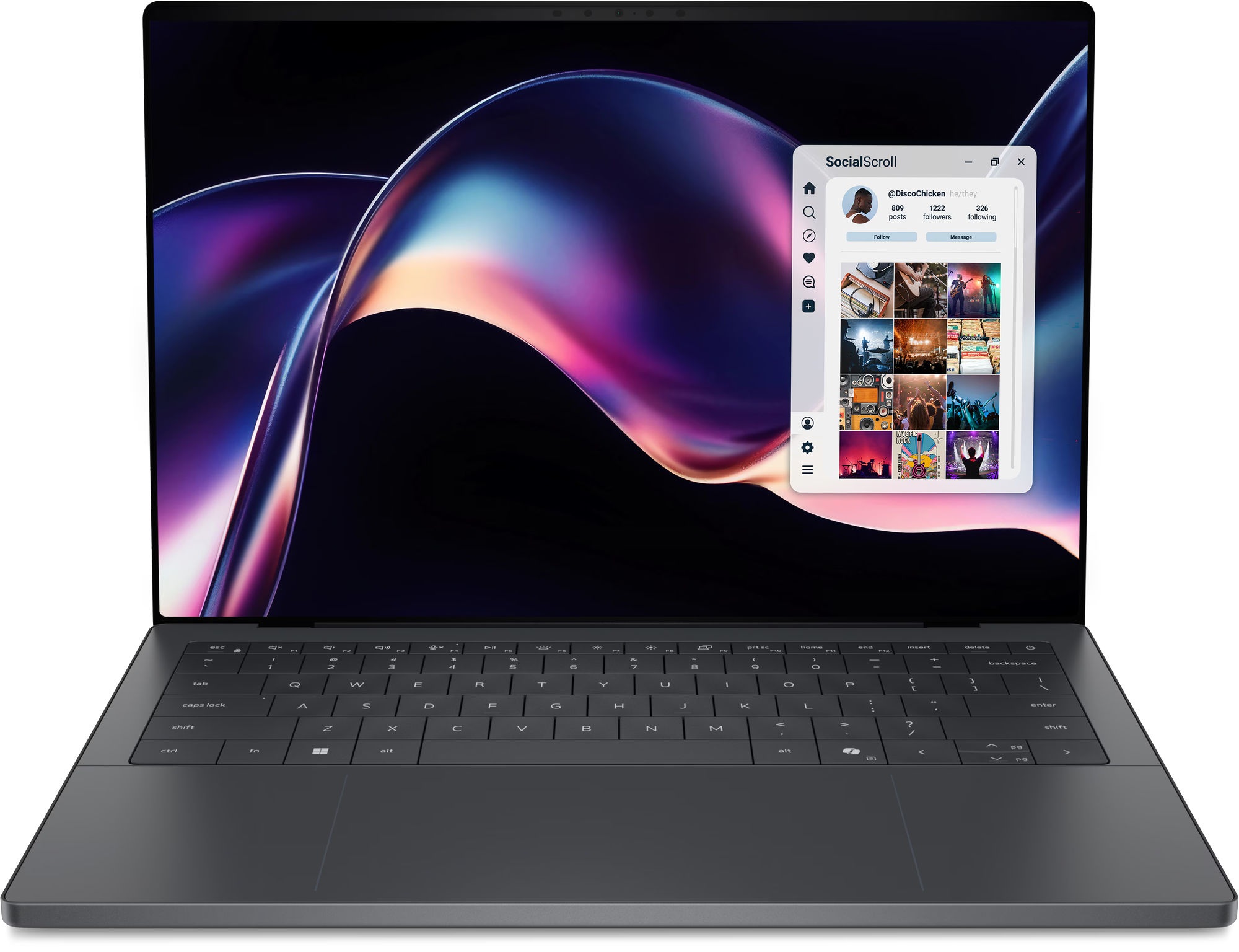 Dell XPS 14 DA14260 cnda1426003cc_3p1 - vue de face de l’écran OLED tactile 14 pouces Dell XPS 14 DA14260 cnda1426003cc_3p1 - vue de face de l’écran OLED tactile 14 pouces
