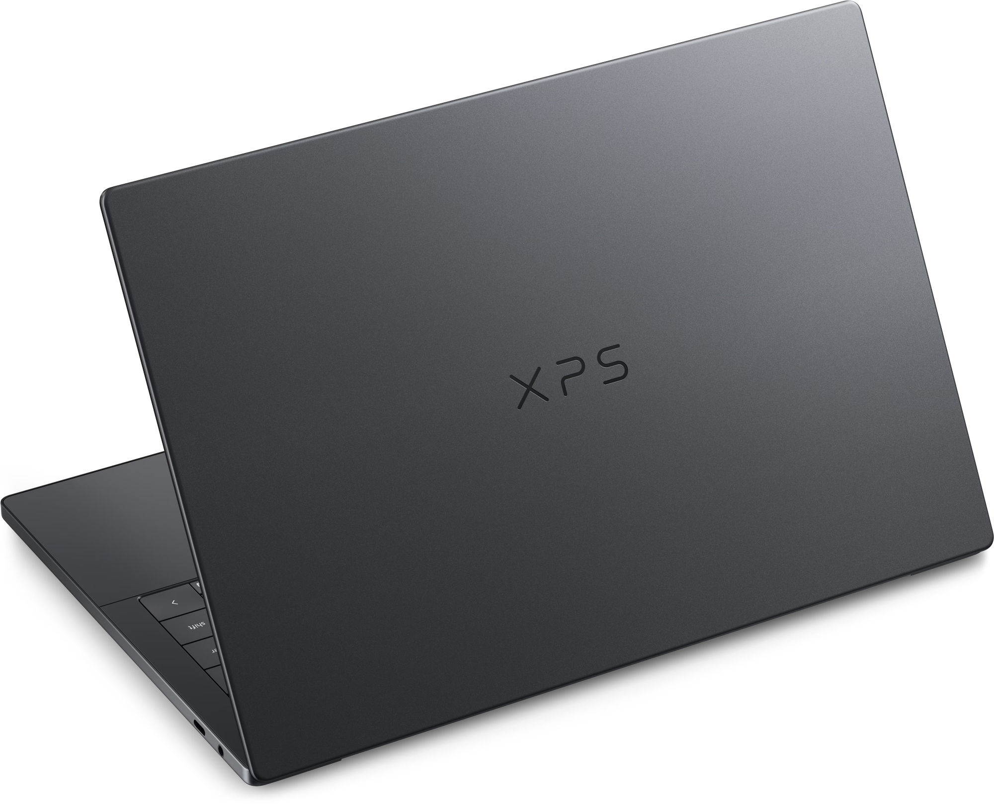 Dell XPS 14 DA14260 cnda1426003cc_3p1 - vue arrière du capot et finition aluminium Dell XPS 14 DA14260 cnda1426003cc_3p1 - vue arrière du capot et finition aluminium