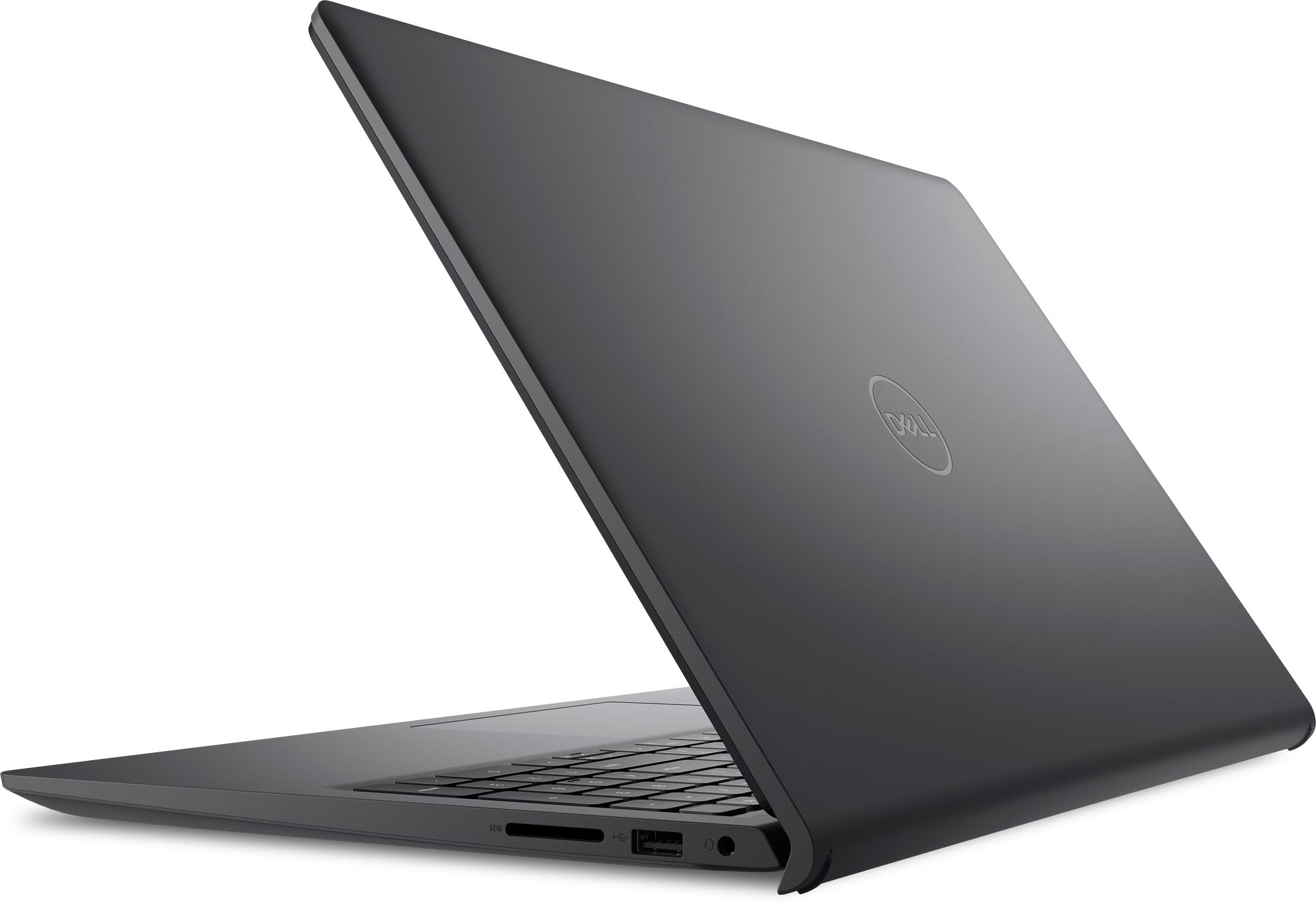 Dell Pro 15 Essential PV15250 XM3FY vue arrière du capot ouvert Dell Pro 15 Essential PV15250 XM3FY vue arrière du capot ouvert