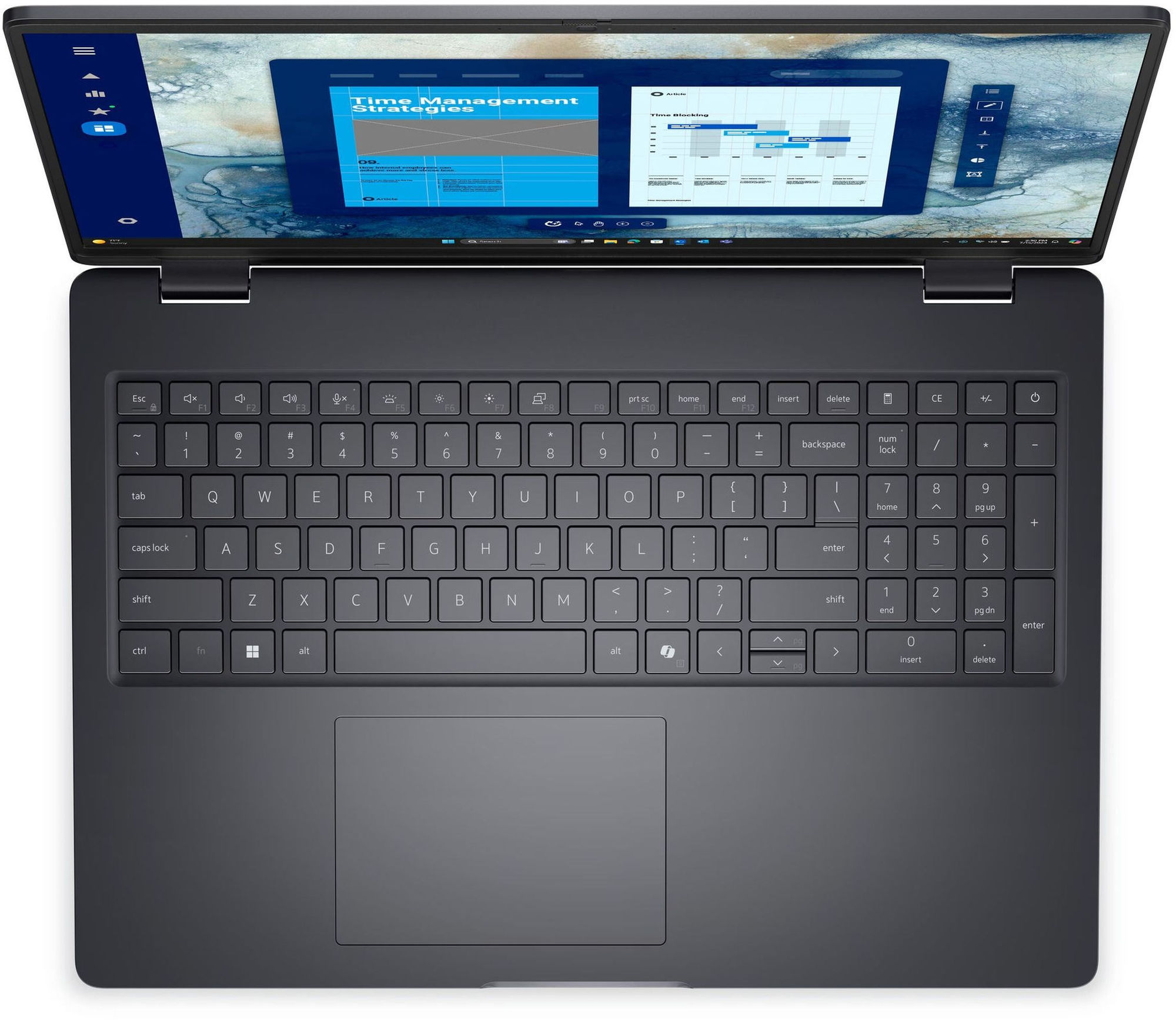 Dell Pro 16 PC16255-306 clavier complet avec pavé numérique Dell Pro 16 PC16255-306 clavier complet avec pavé numérique