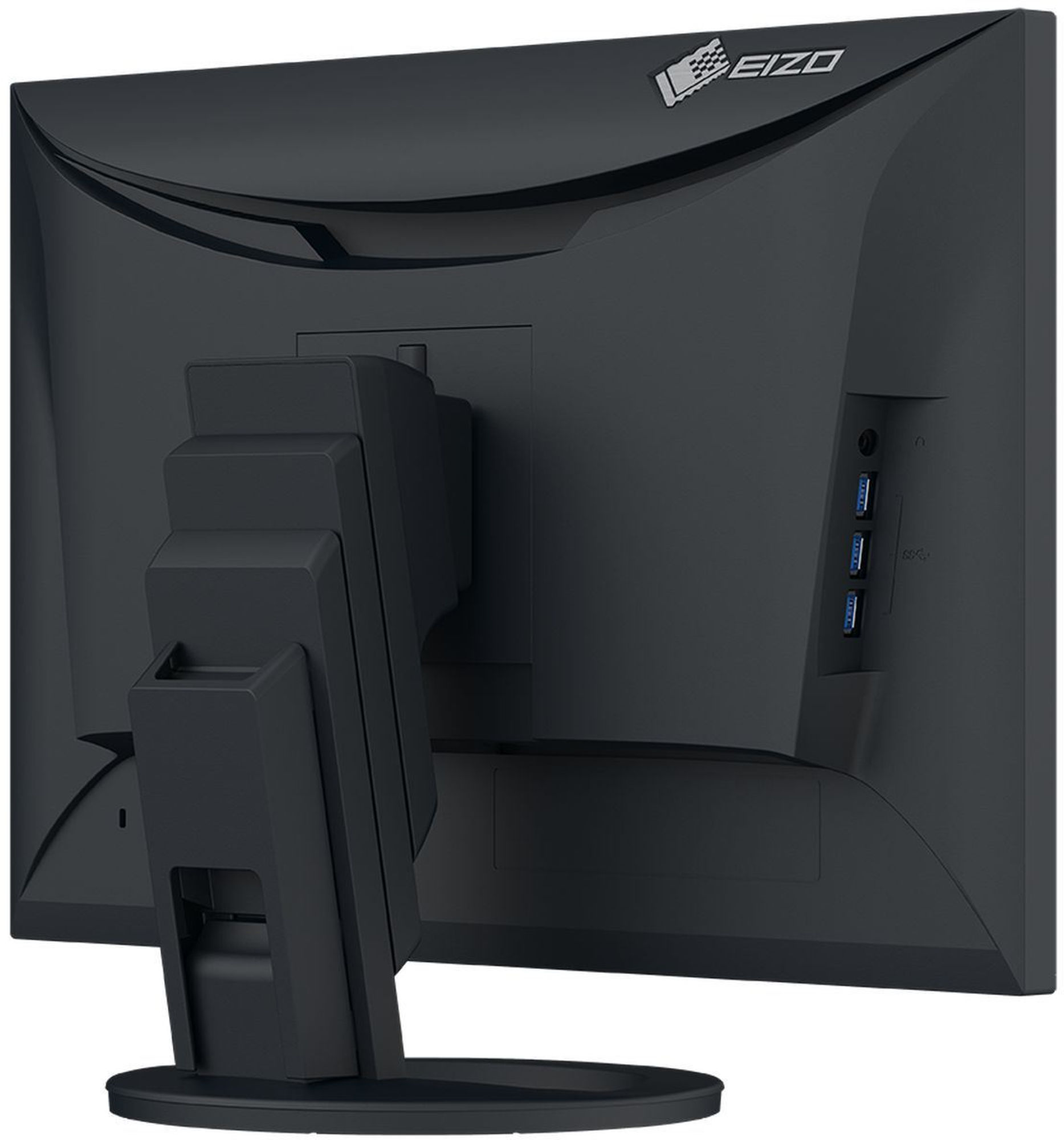 Eizo FlexScan EV2495-BK : vue arrière en angle Eizo FlexScan EV2495-BK - vue arrière en angle