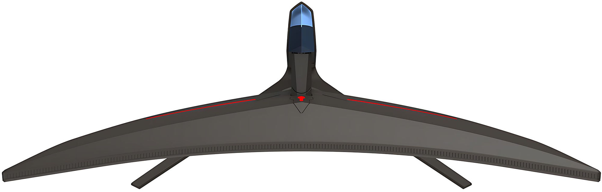 Fox Spirit PGM270 V2 courbure vue haute Fox Spirit PGM270 V2 courbure de l écran vue haute