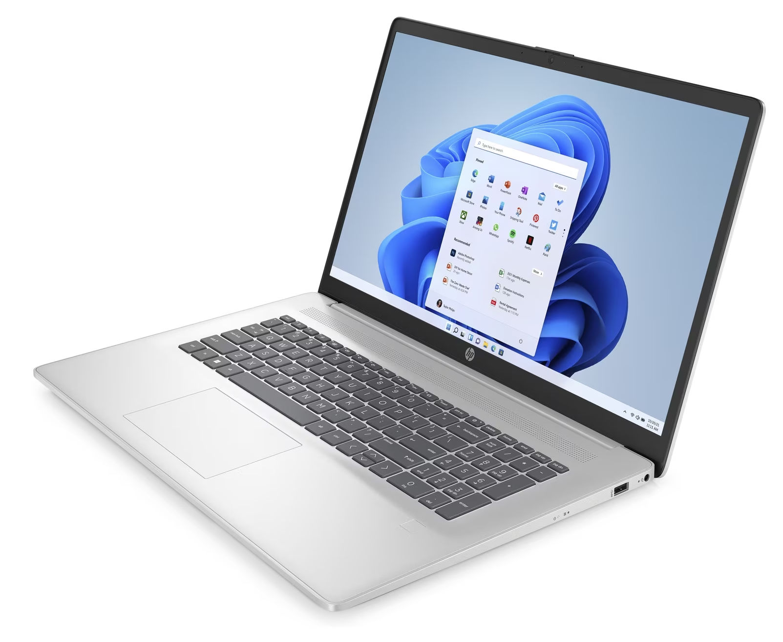 Clavier AZERTY avec pavé numérique sur le HP 17-cn4005nf Clavier HP 17-cn4005nf avec pavé numérique