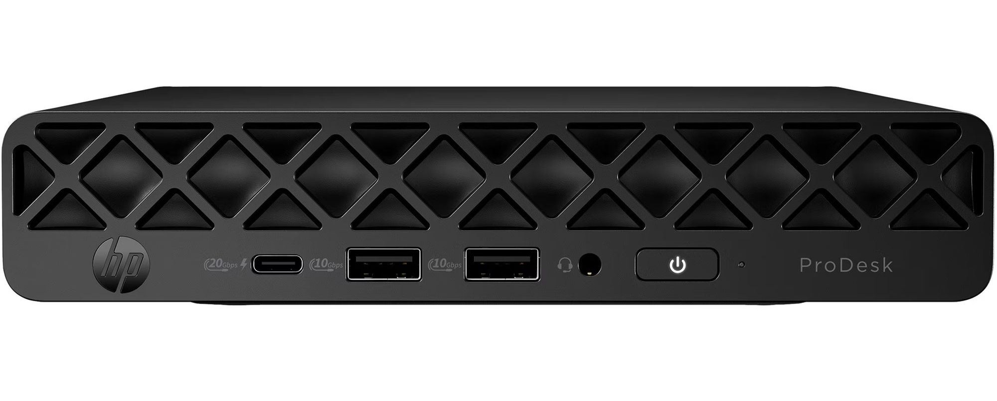 HP ProDesk 4 Mini G1i (B6YW3ET) – mini PC bureautique compact HP ProDesk 4 Mini G1i B6YW3ET vue de face en format mini PC